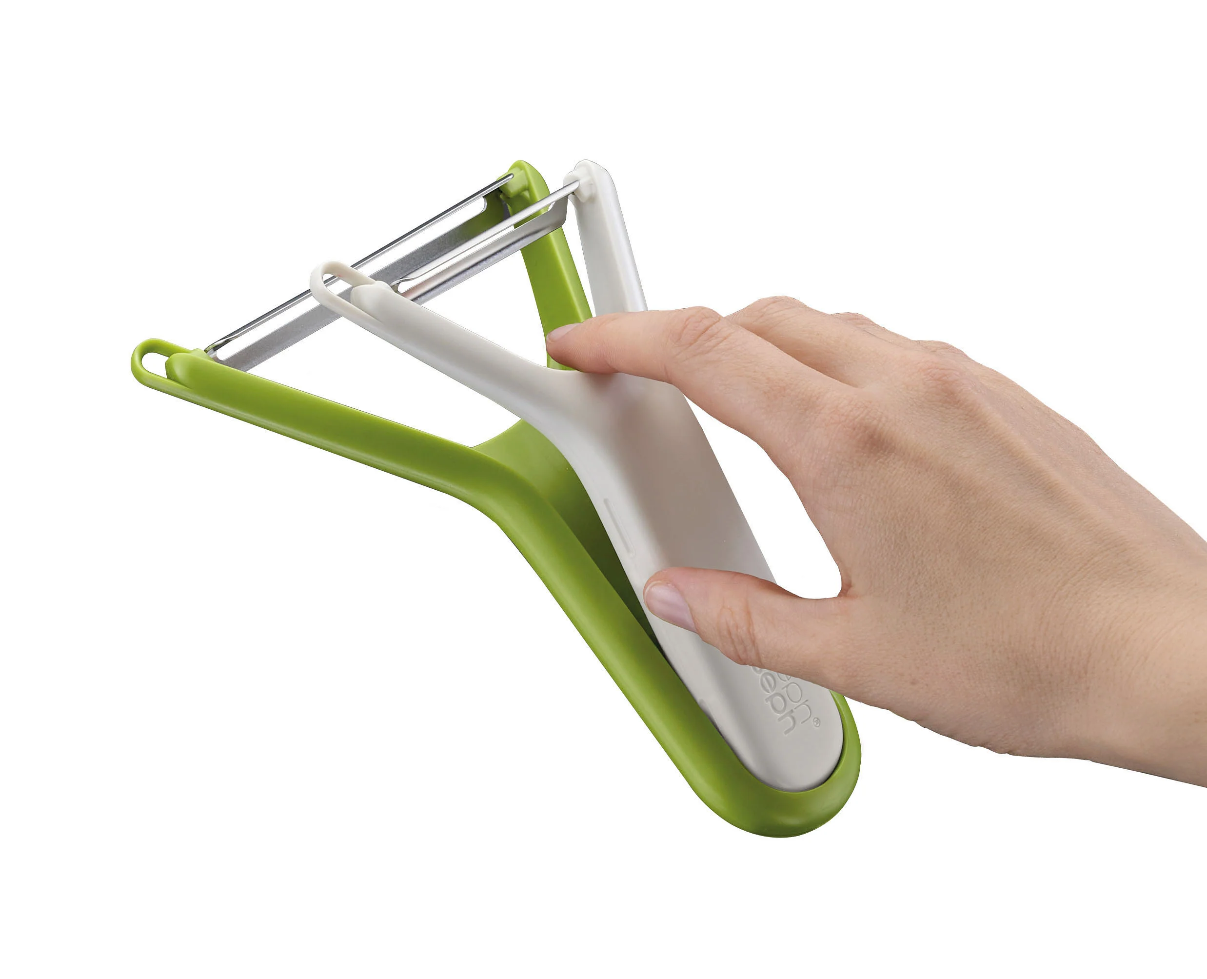 Joseph Joseph Nest Peel Set of 2 Peelers, Beige Green - Image 13
