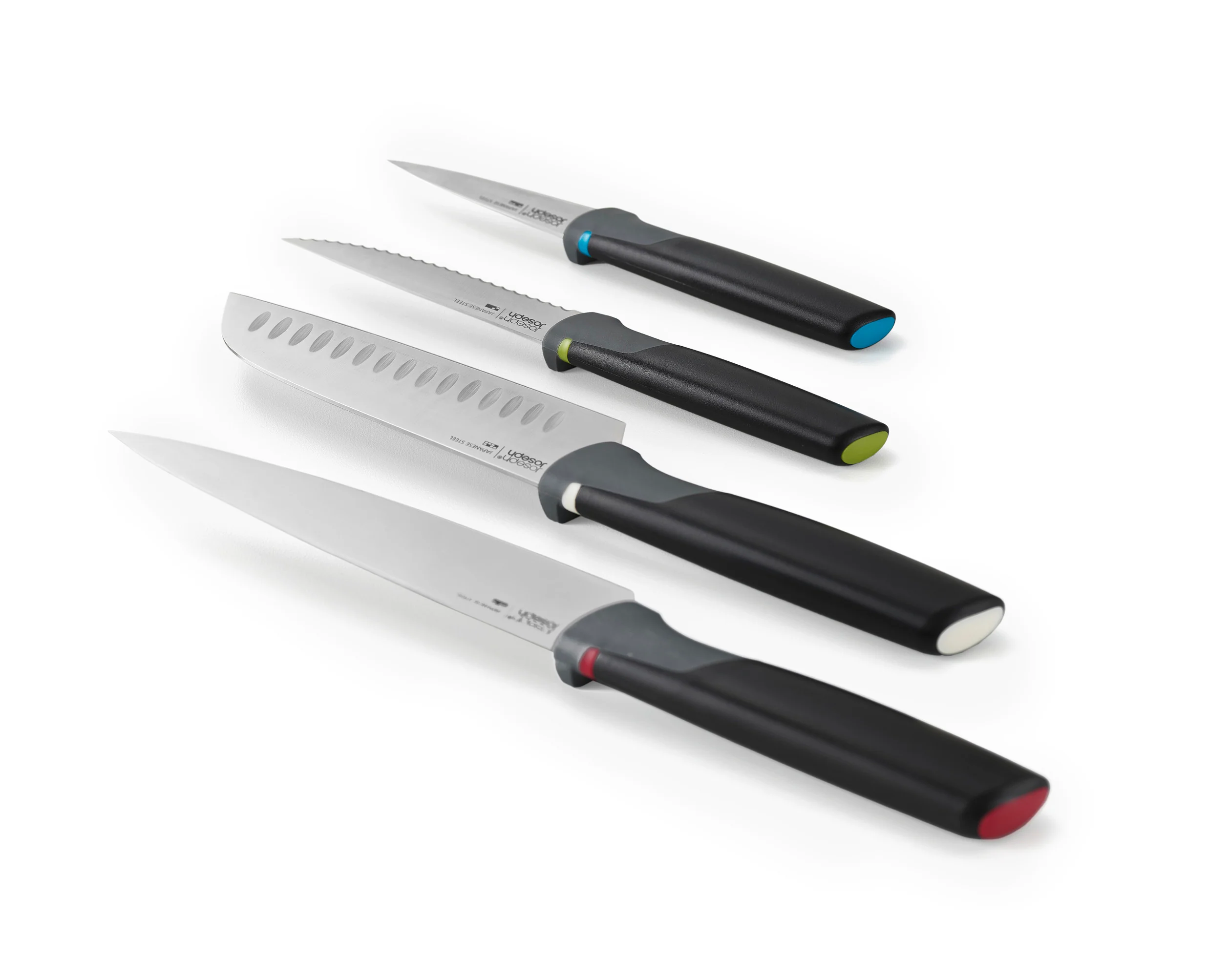 Joseph Joseph Folio Icon Plus 8 Piece Knife and Chopping Board Set, Multicolour - Image 7