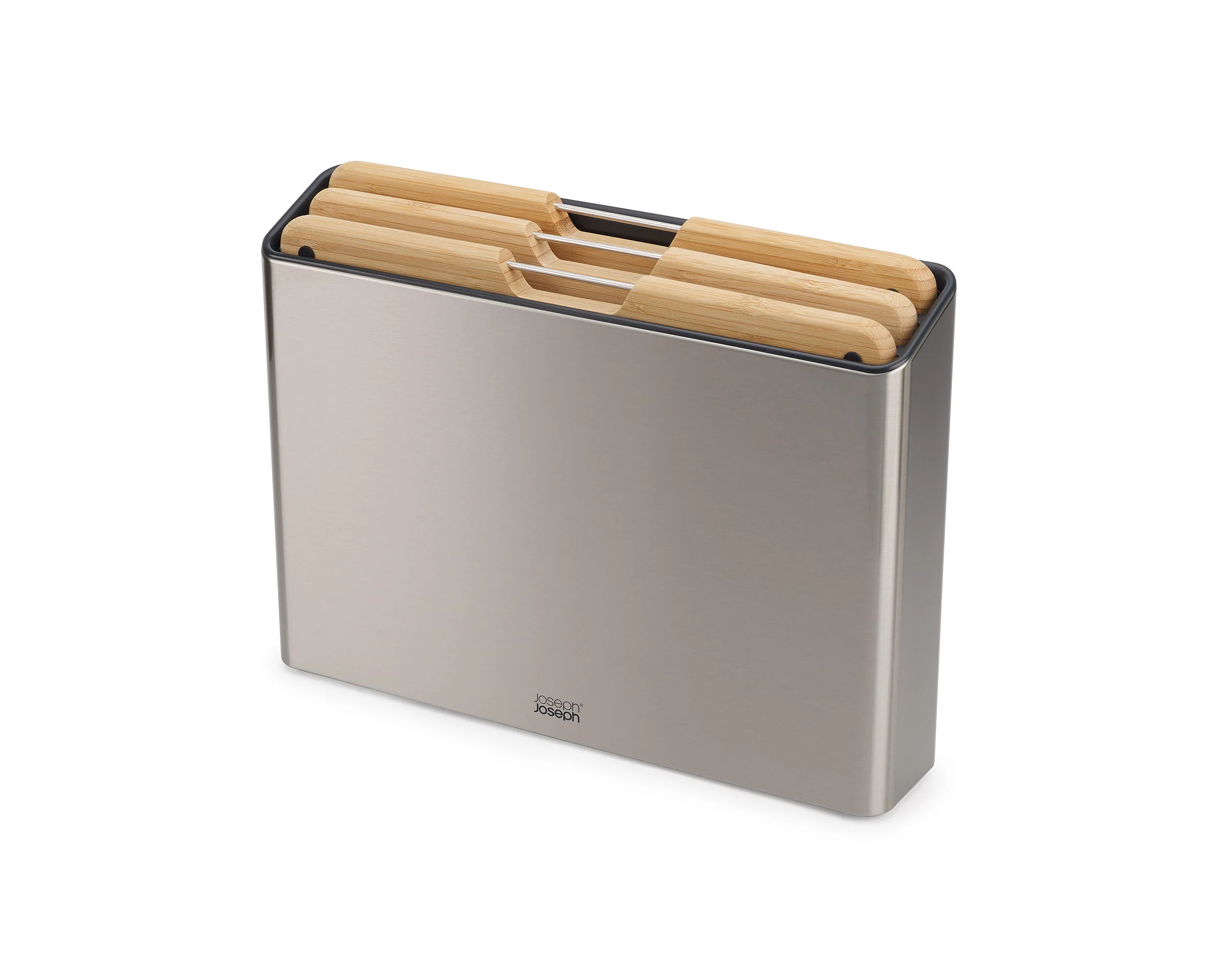 Joseph Joseph Folio Steel Bamboo 3 Piece Chopping Board Set, Grey - Image 10