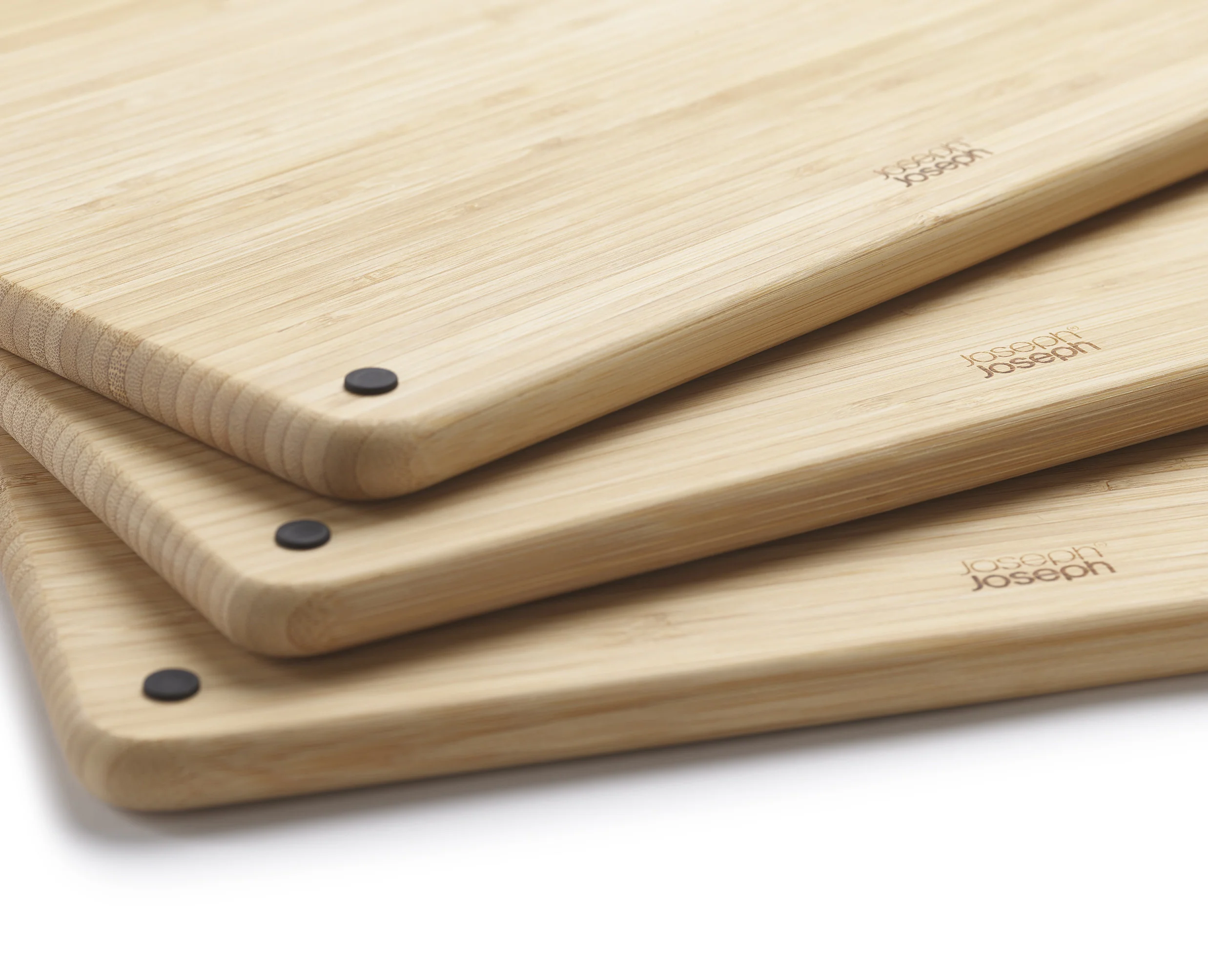 Joseph Joseph Folio Steel Bamboo 3 Piece Chopping Board Set, Grey - Image 9