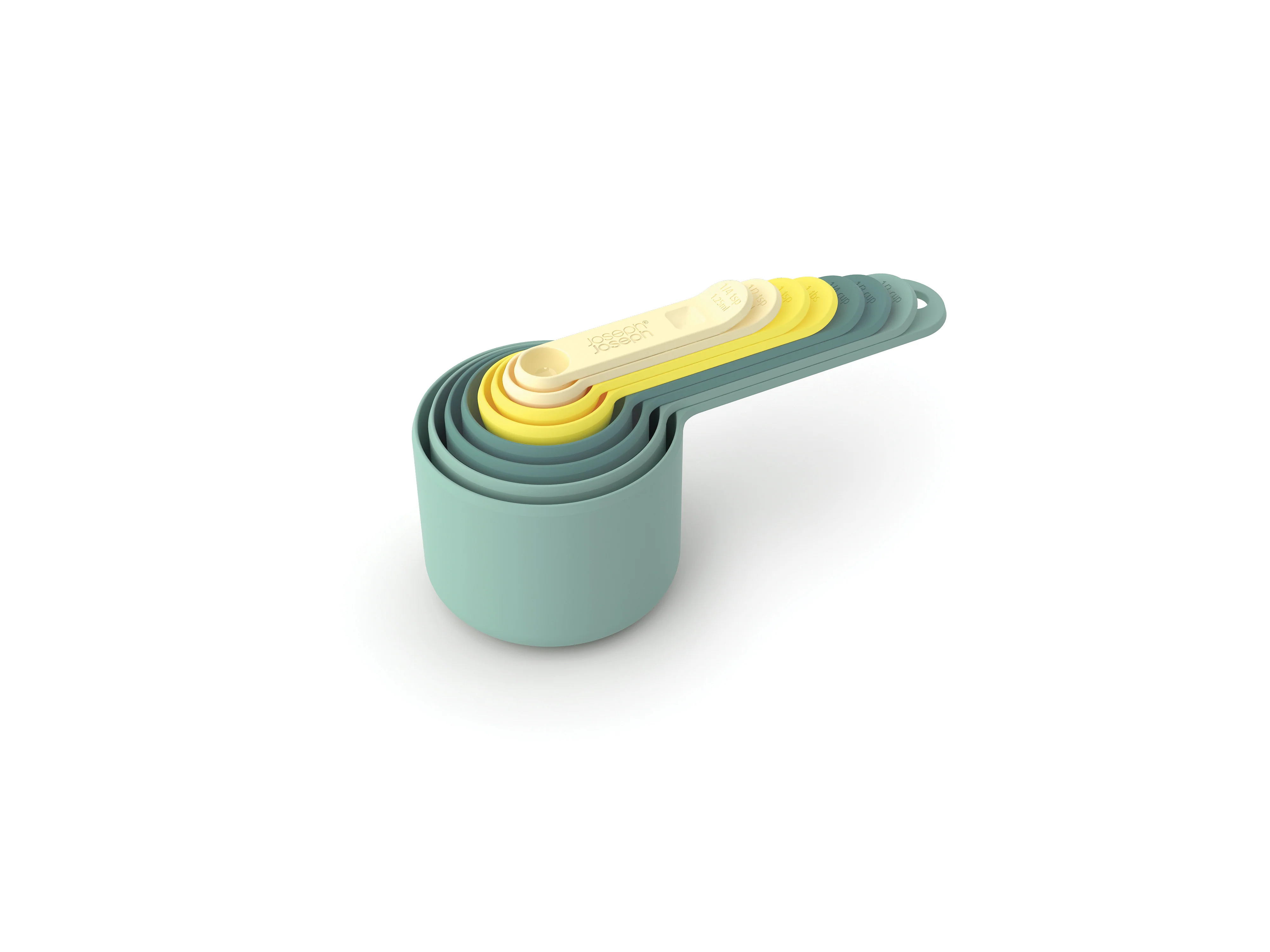 Joseph Joseph Nest Measure Opal Measuring Cups, Multicolour - Image 2