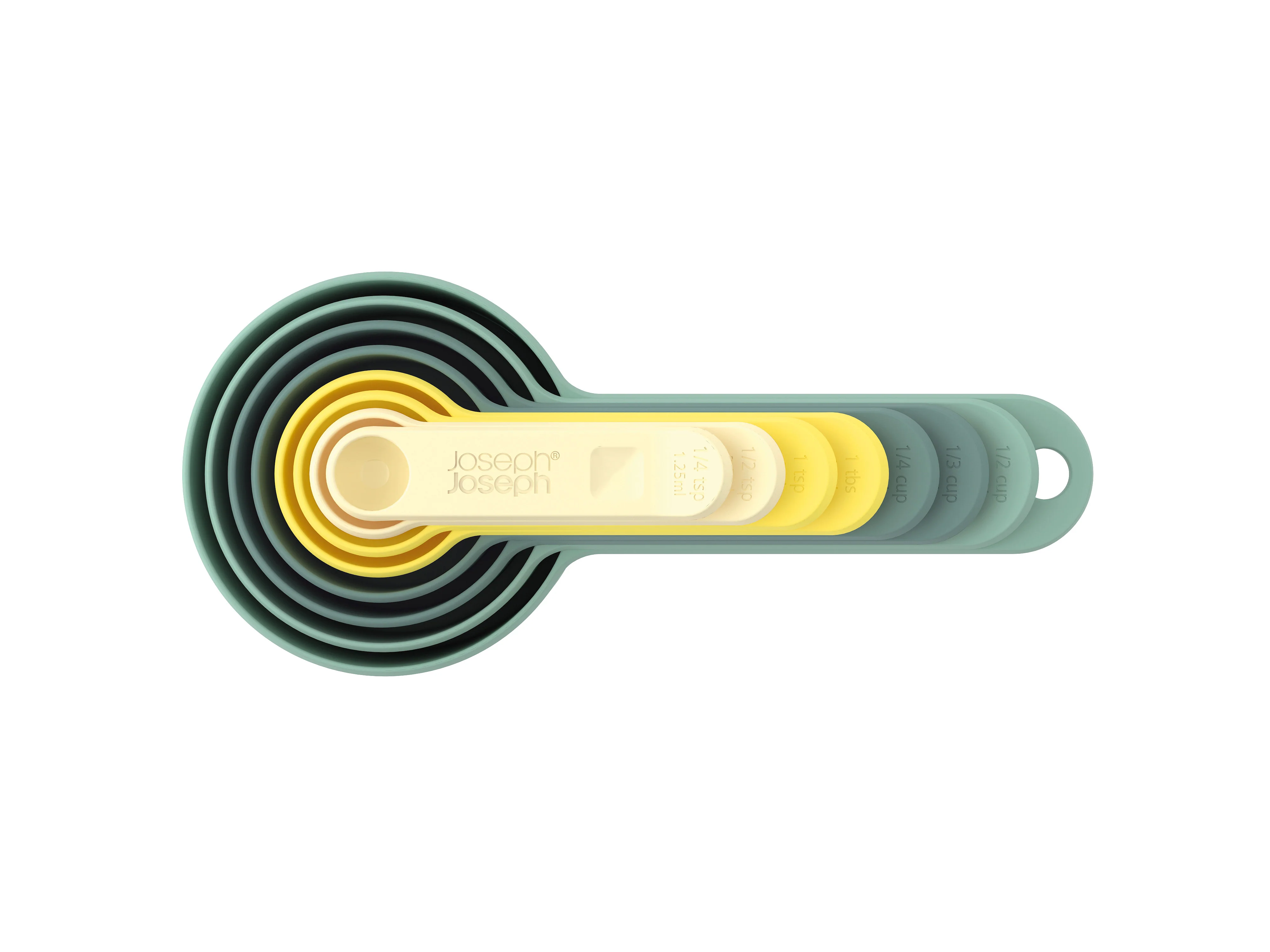 Joseph Joseph Nest Measure Opal Measuring Cups, Multicolour - Image 3