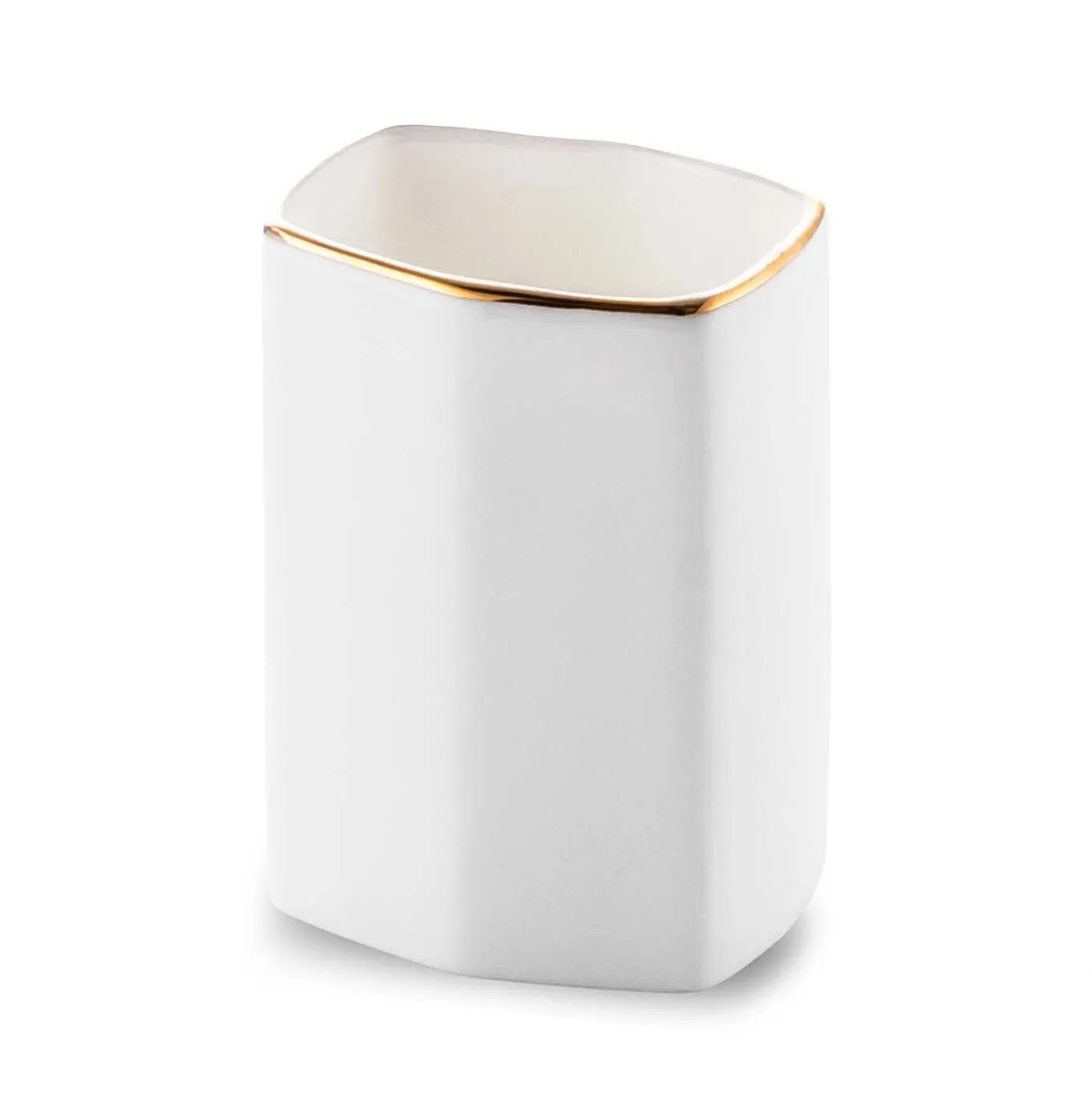 Jumbo Bone China Fold 58-Piece Dinner Set for 12 People, Gold - Image 17