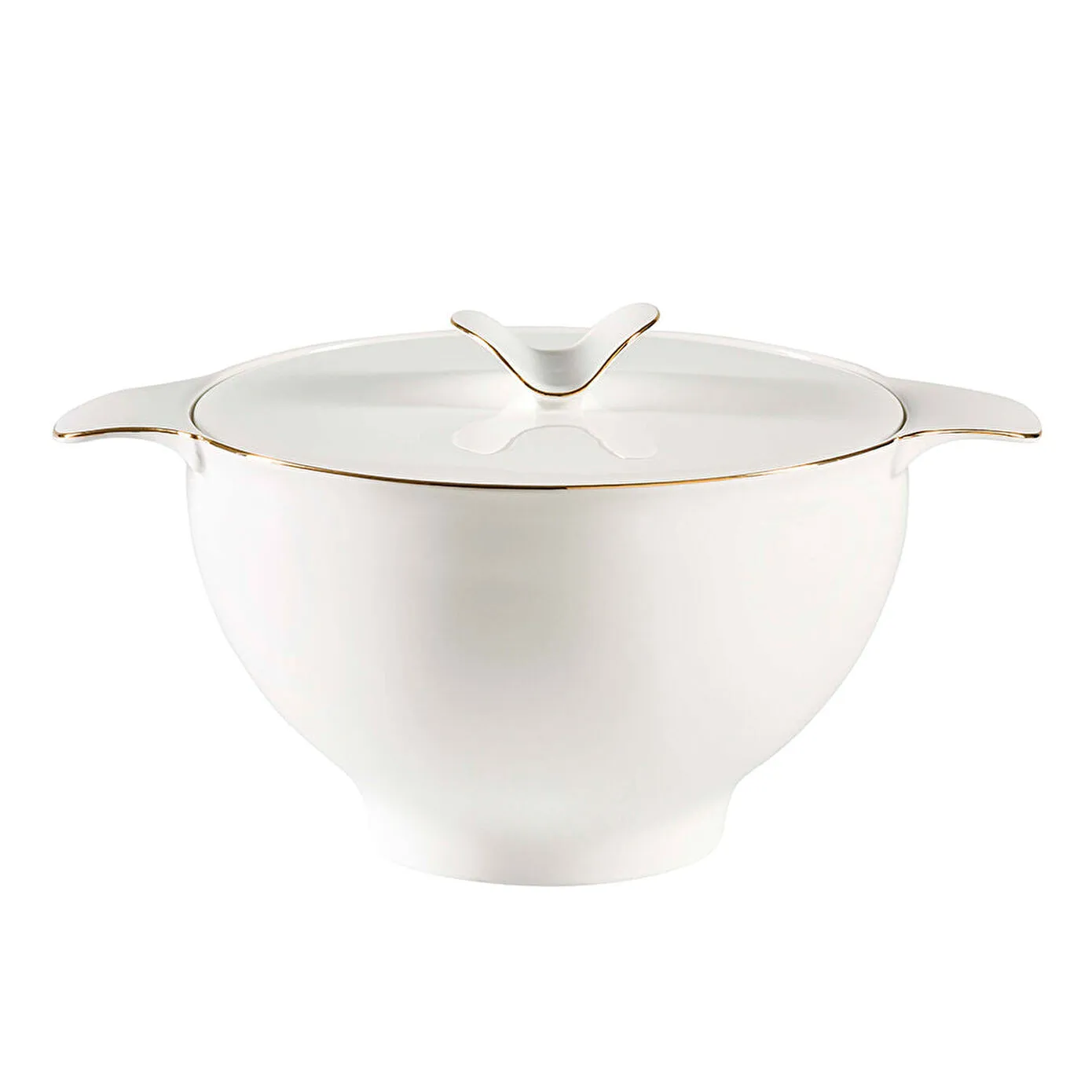 Jumbo Bone China Golda 61-Piece Dinner Set for 12 People, Gold - Image 17