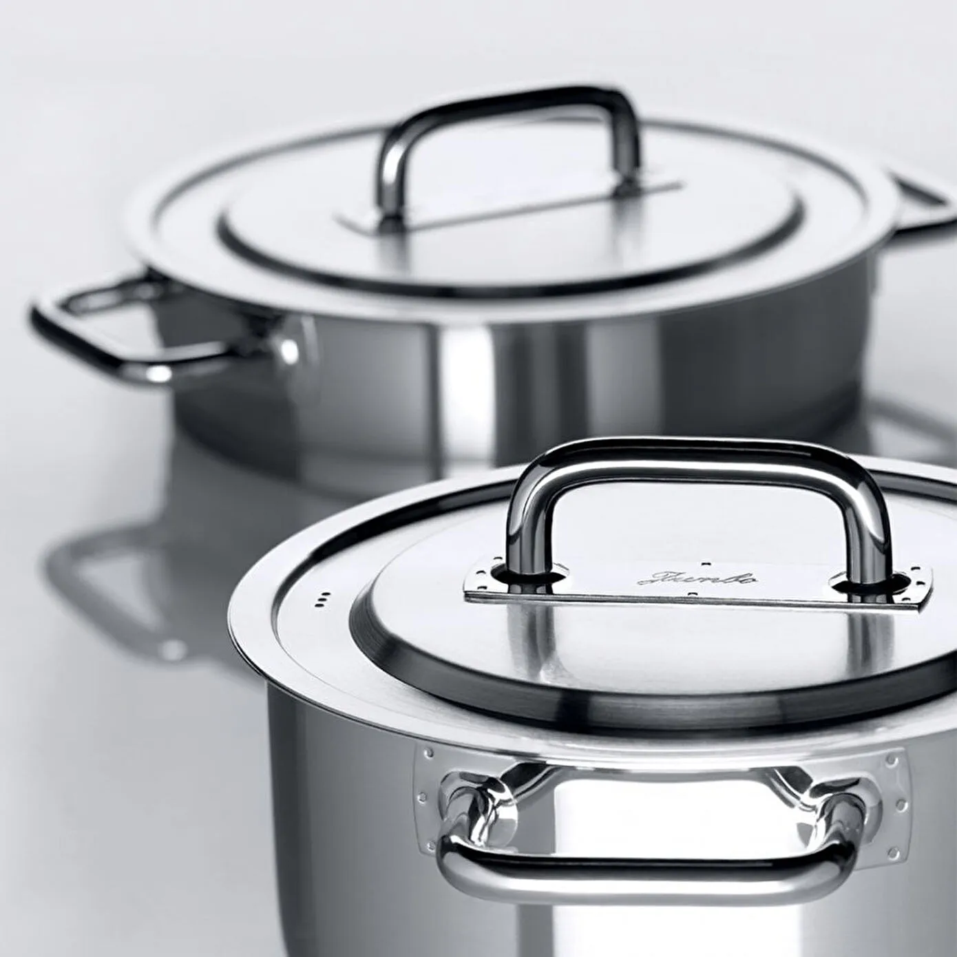 Jumbo Metalix 8-Piece Stainless Steel Induction Cookware Set, Silver - Image 7