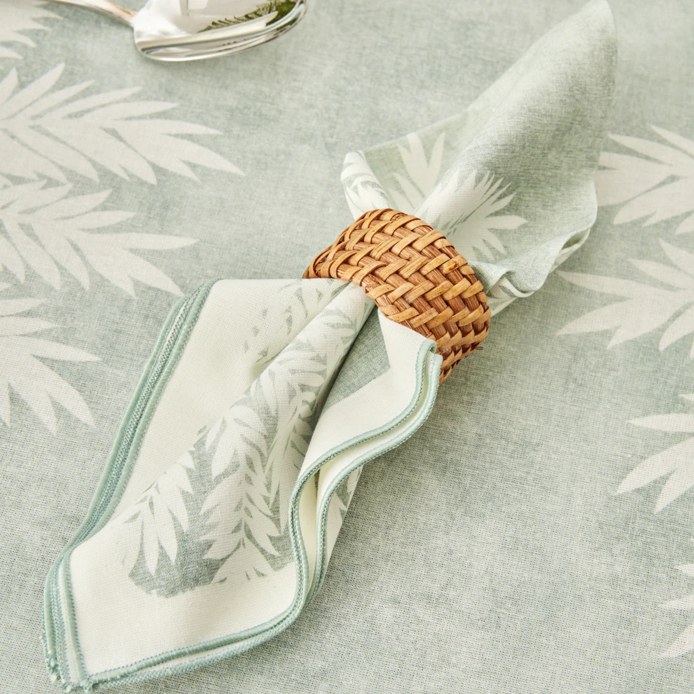 Karaca Home Juno 2-Piece Napkin, 40cmx40cm, Mint - Image 2