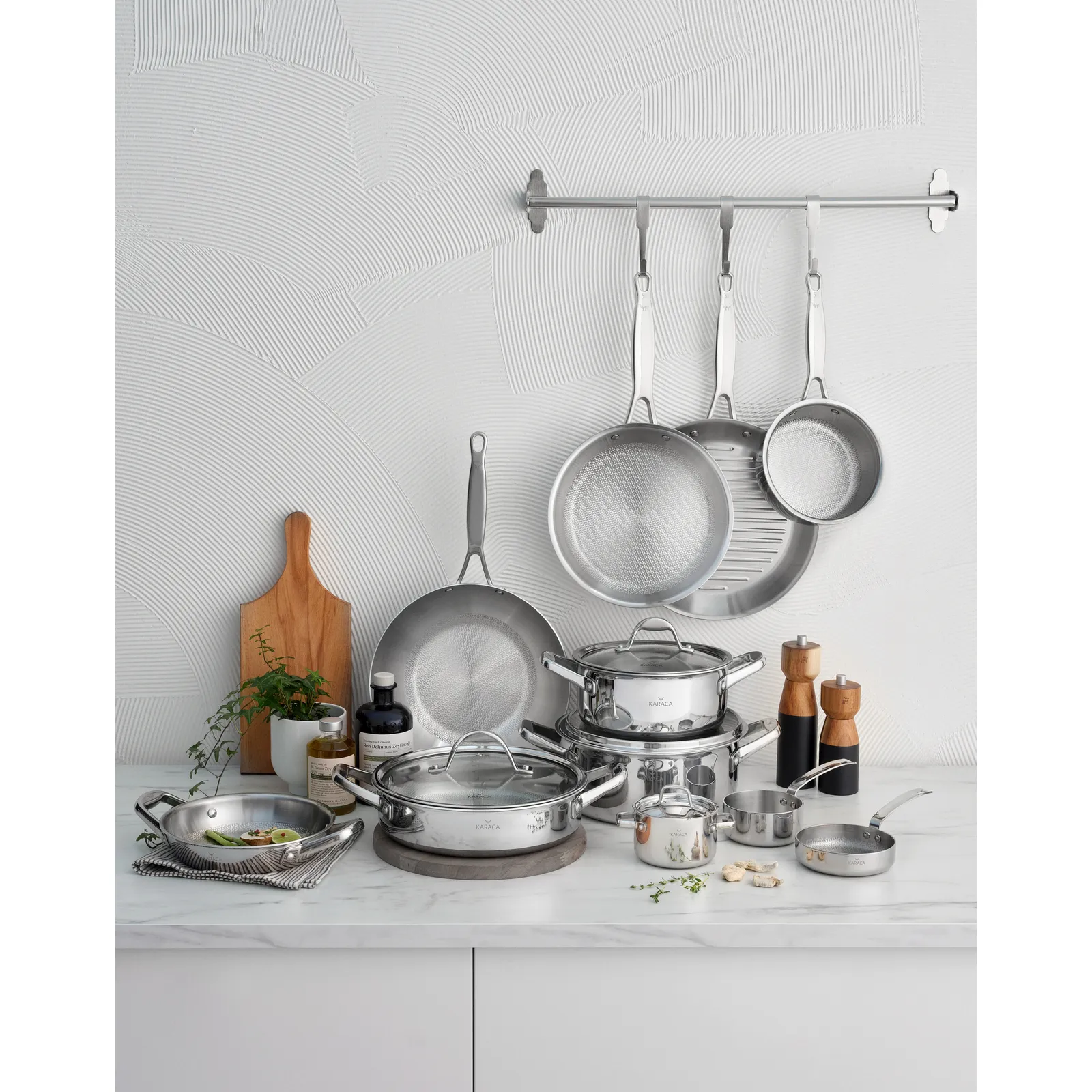 Karaca 3Ply PowerSteel 316+ Stainless Steel Induction Saucepan, 10cm, Silver - Image 4