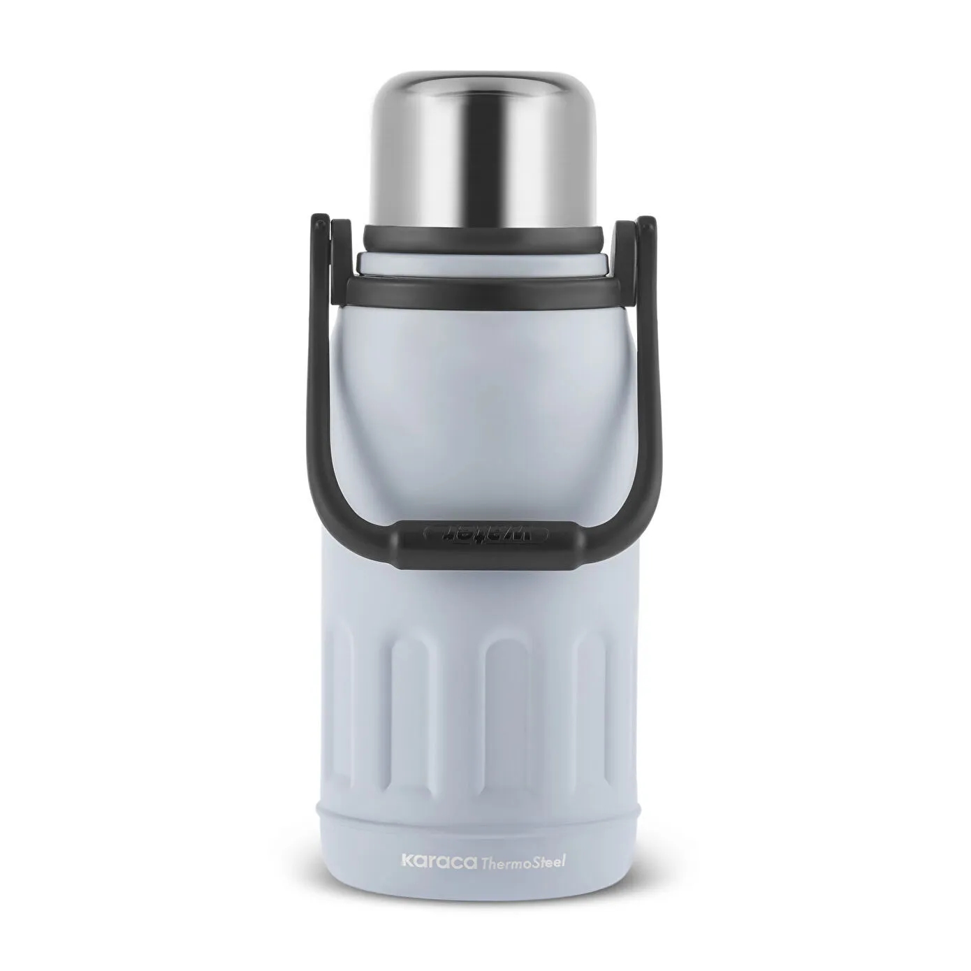Karaca Adent Leak-Proof Stainless Steel Thermal Flask, 800ml, Fog - Image 4
