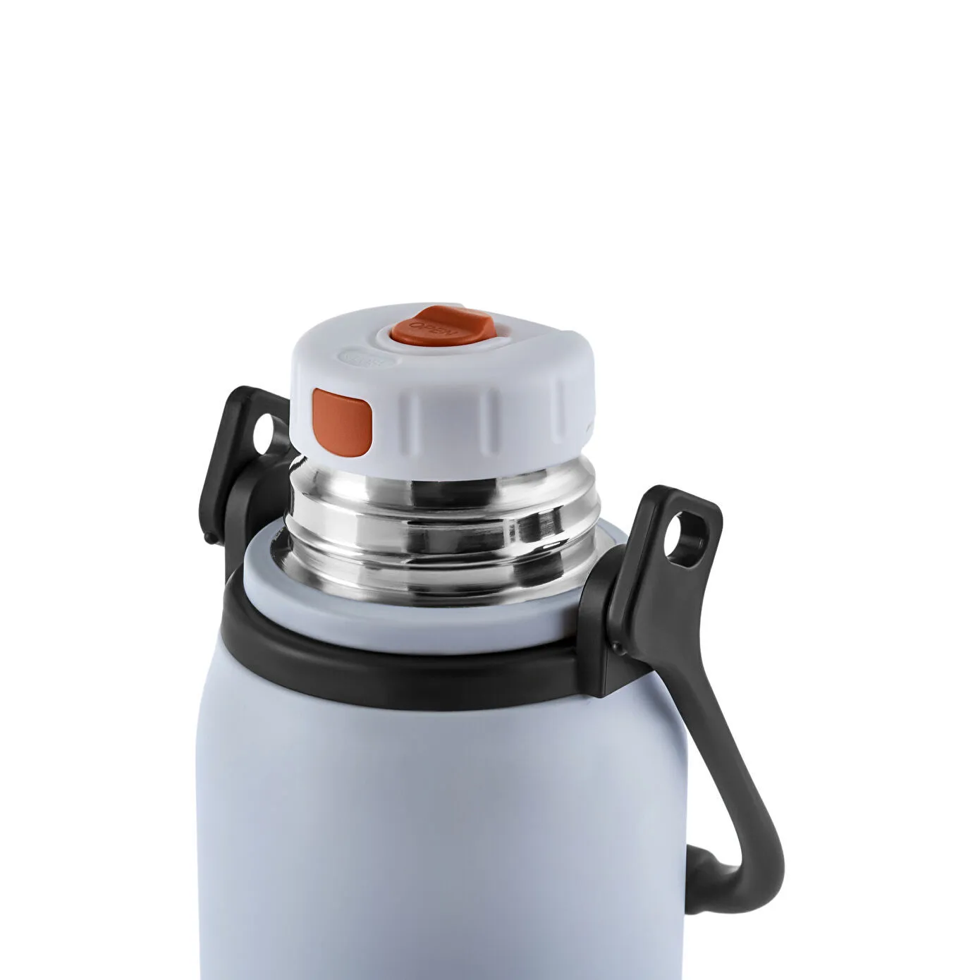 Karaca Adent Leak-Proof Stainless Steel Thermal Flask, 800ml, Fog - Image 5