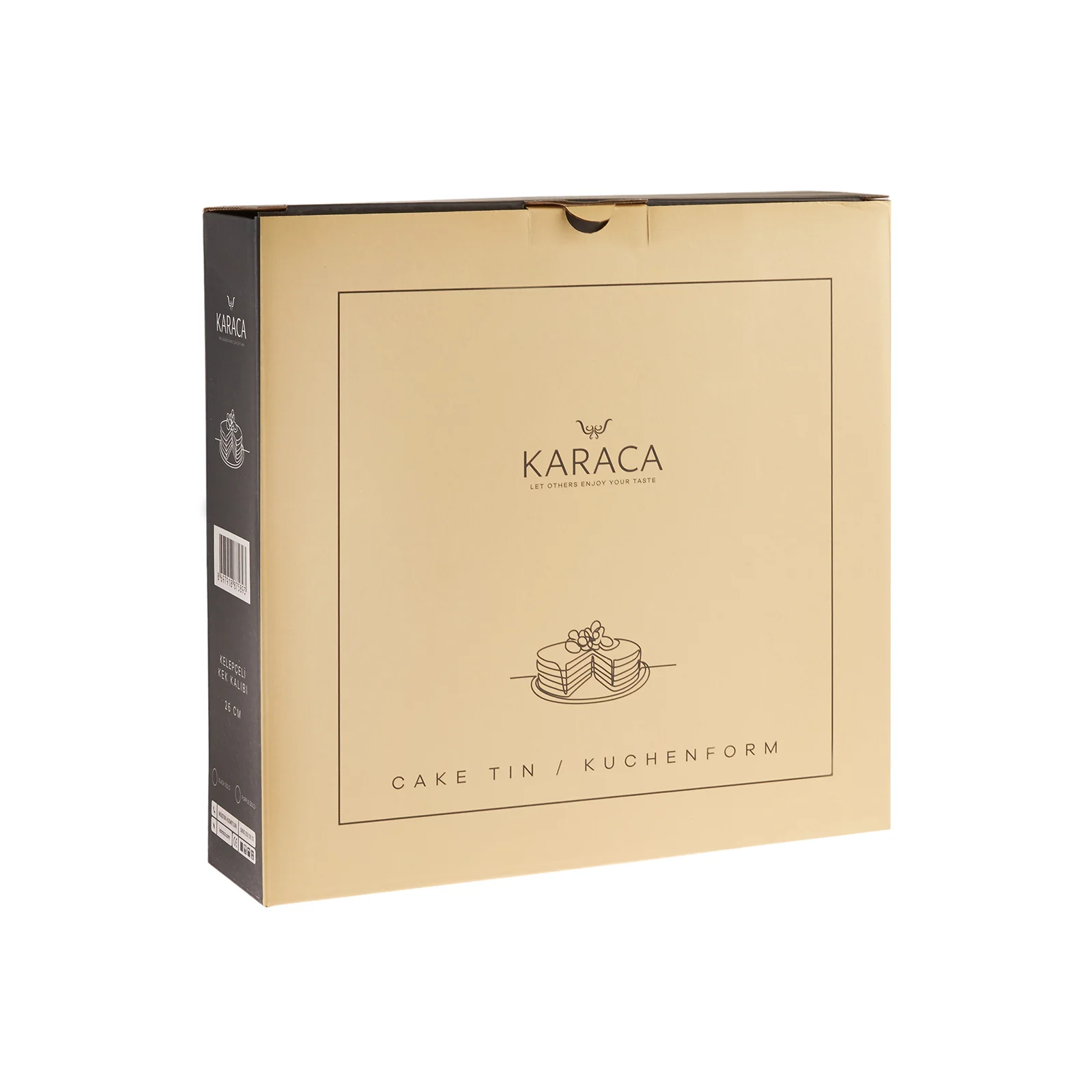 Karaca Aluminum Springform Cake Tin, 26cm, Black Gold - Image 14