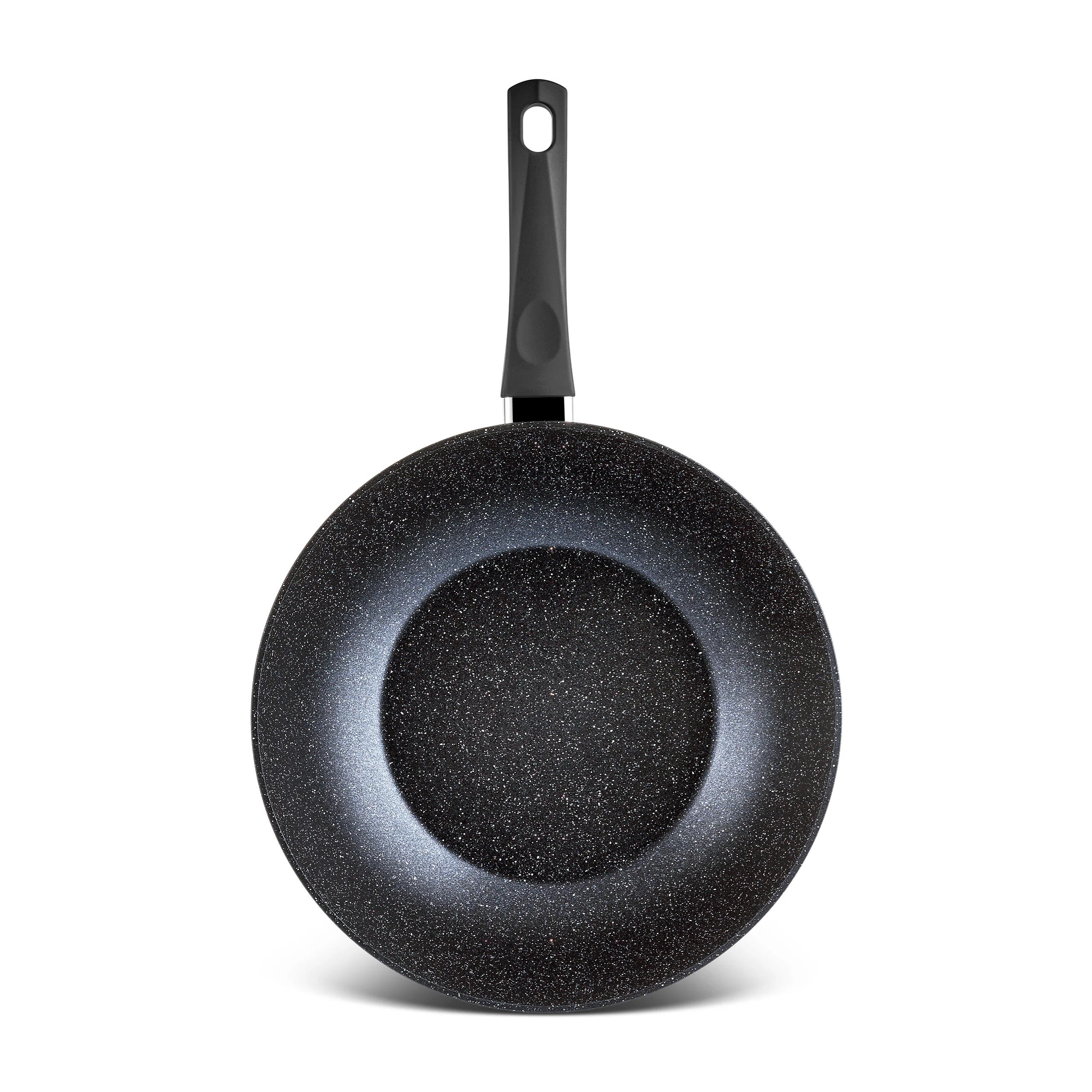 Karaca Aqua Granite Non-Stick Induction Wok Pan, 28cm, Blue - Image 10