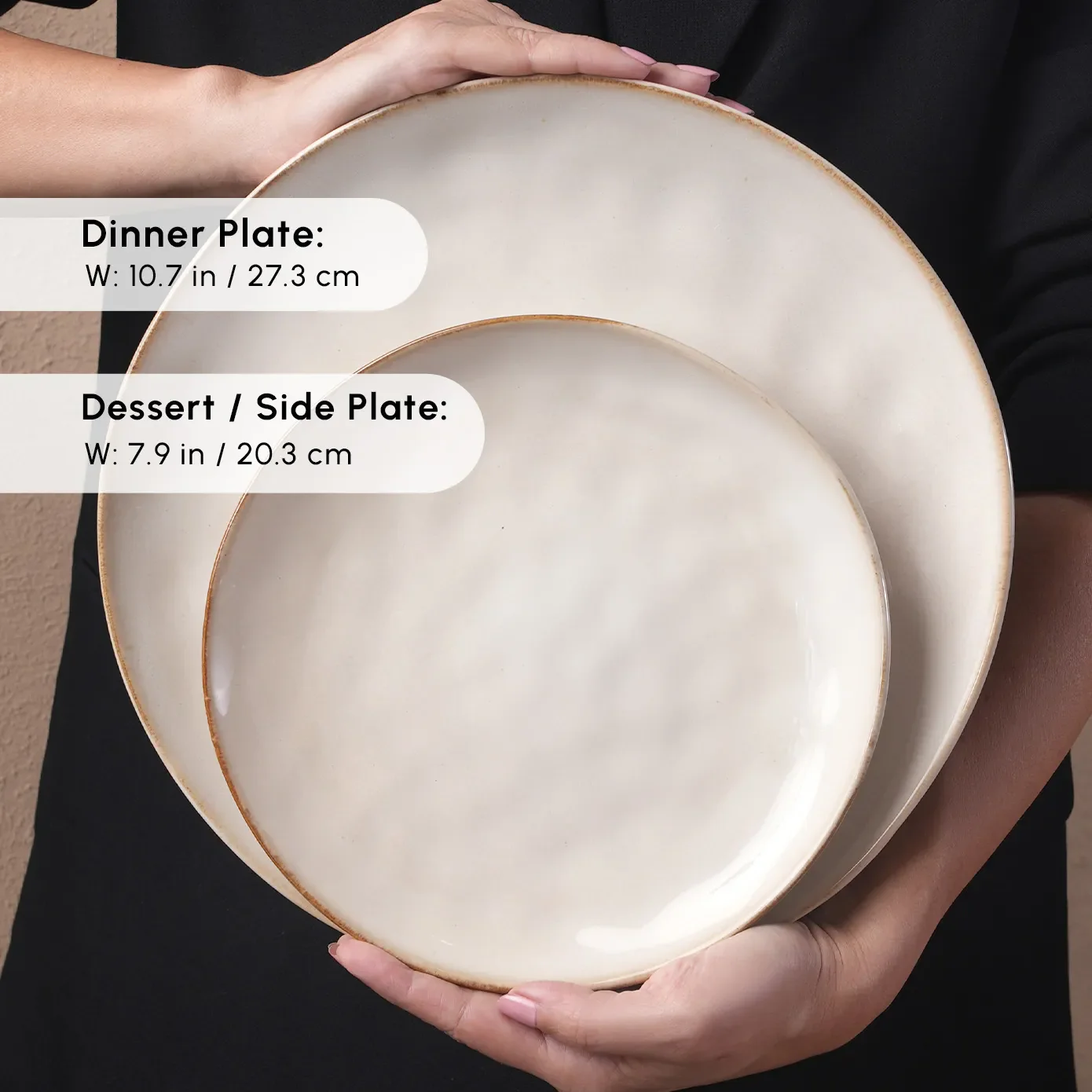 Karaca Aria 24-Piece Reactive Glaze Dinner Set for 6 People, Beige - Image 6