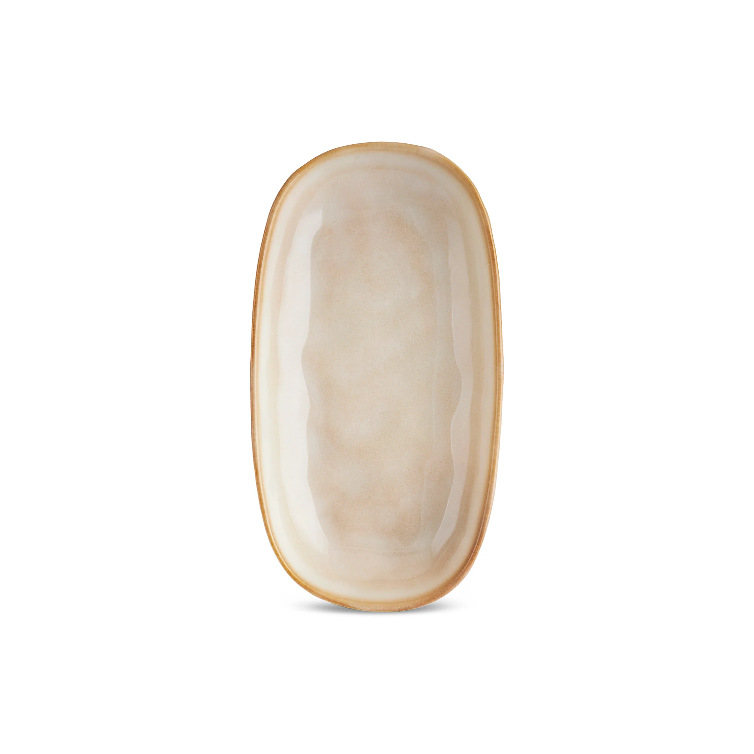 Karaca Aria Reactive Glaze Serving Platter, 16cm, Beige