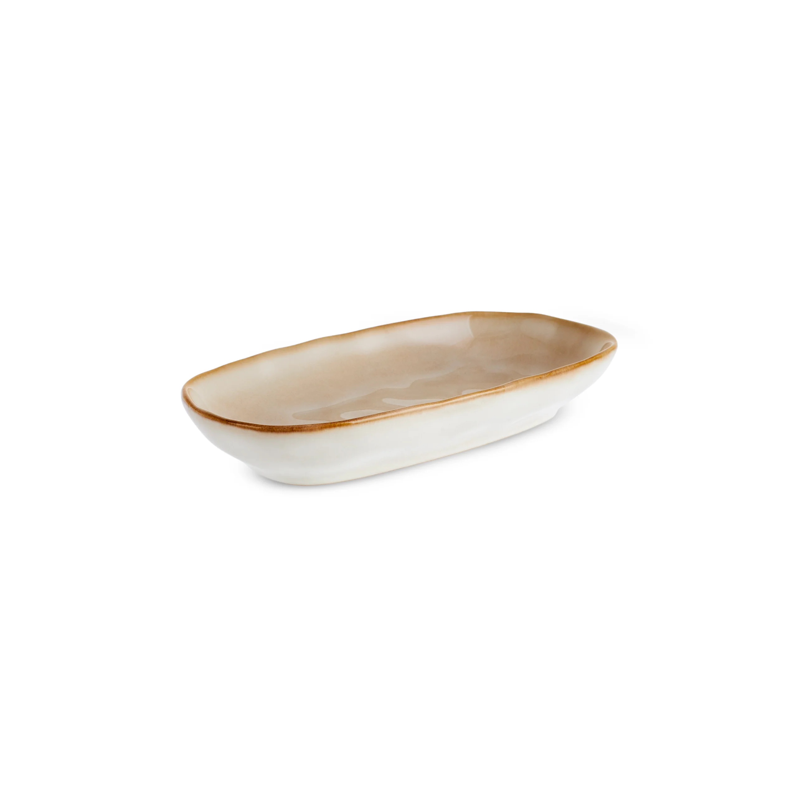 Karaca Aria Reactive Glaze Serving Platter, 16cm, Beige - Image 2