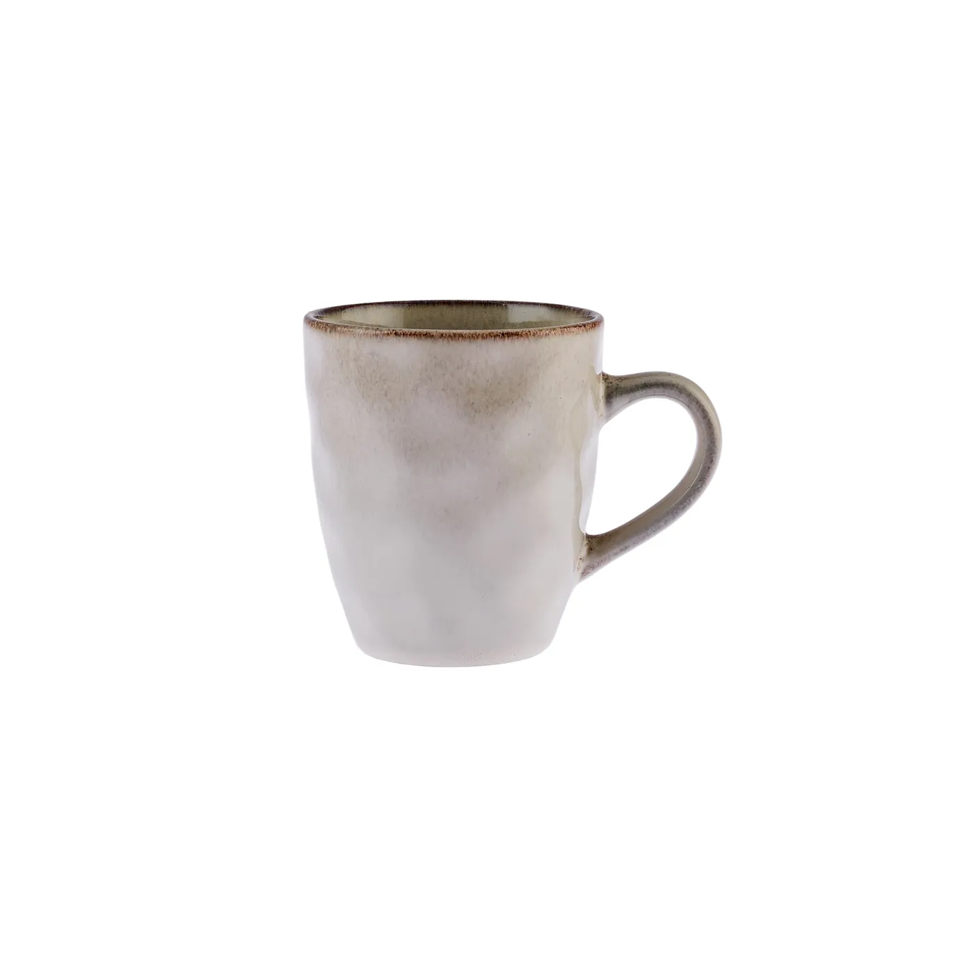 Karaca Aria Reactive Glaze Mug, 450ml, Beige - Image 2