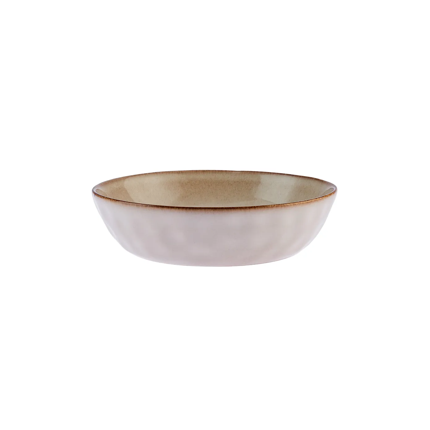Karaca Aria Reactive Glaze Pasta Bowl, 20cm, Beige - Image 2