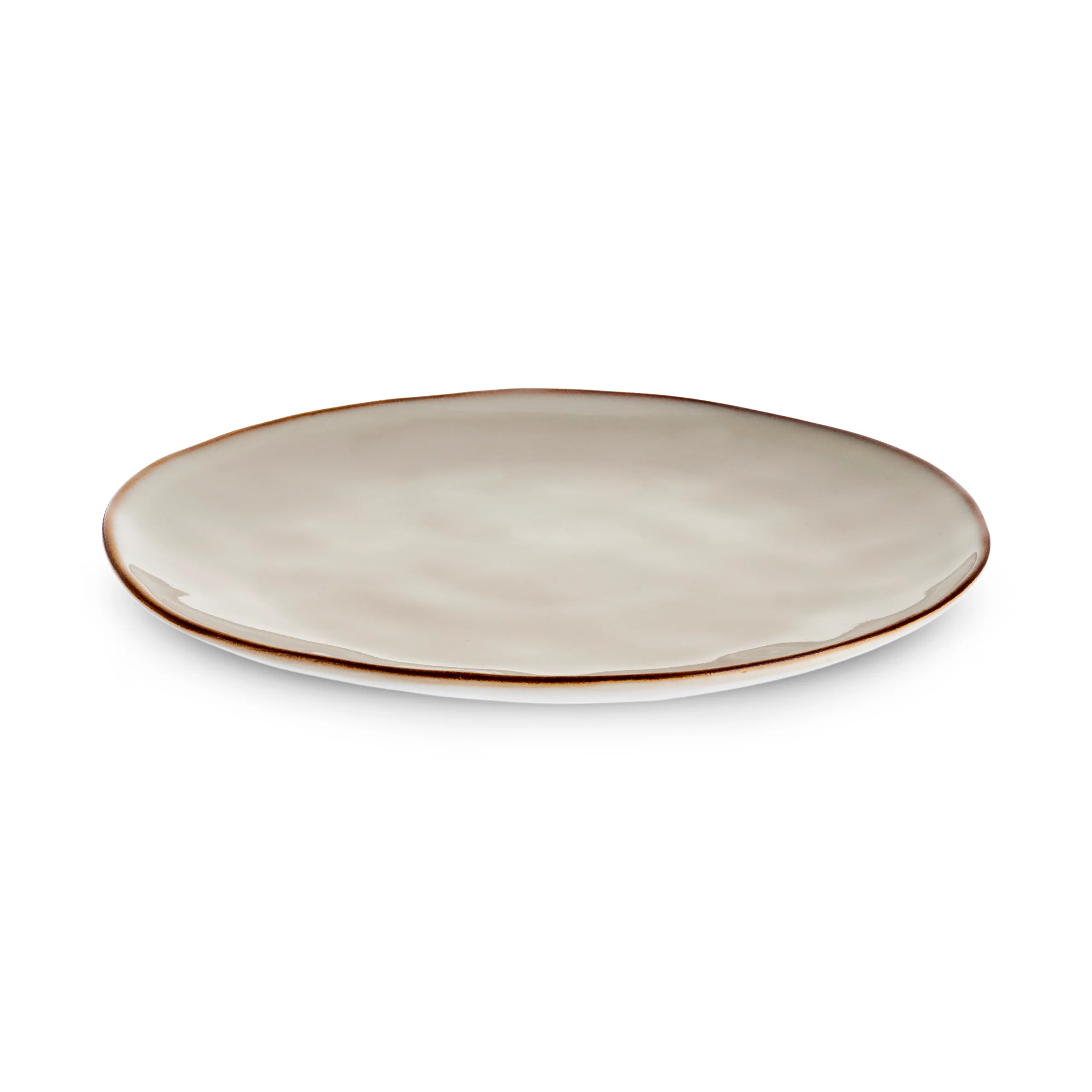 Karaca Aria Reactive Glaze Pizza Plate, 32cm, Beige - Image 3