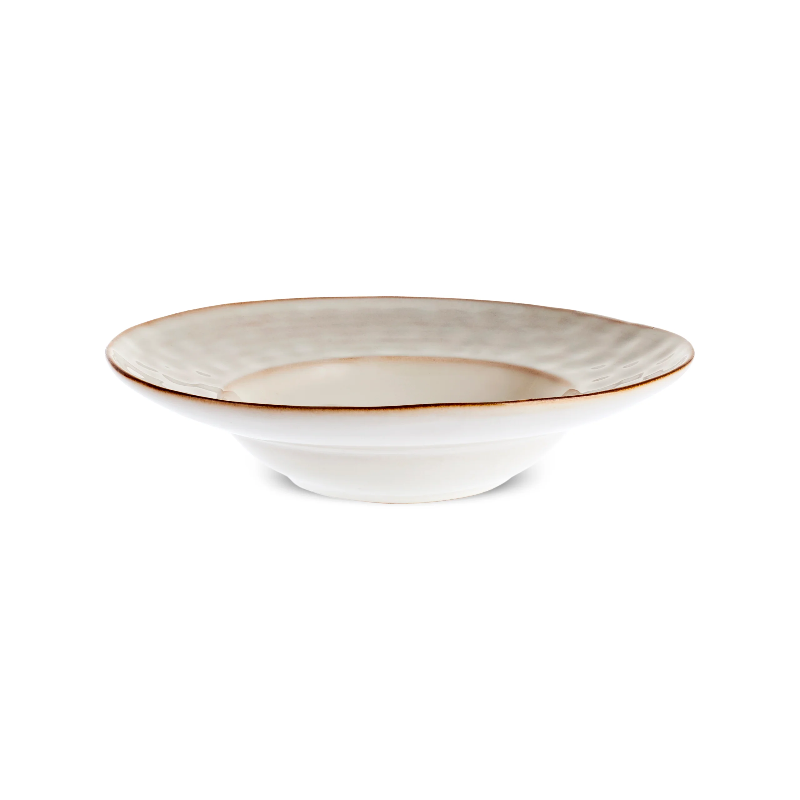 Karaca Aria Reactive Glaze Pasta Bowl, 26cm, Beige - Image 4