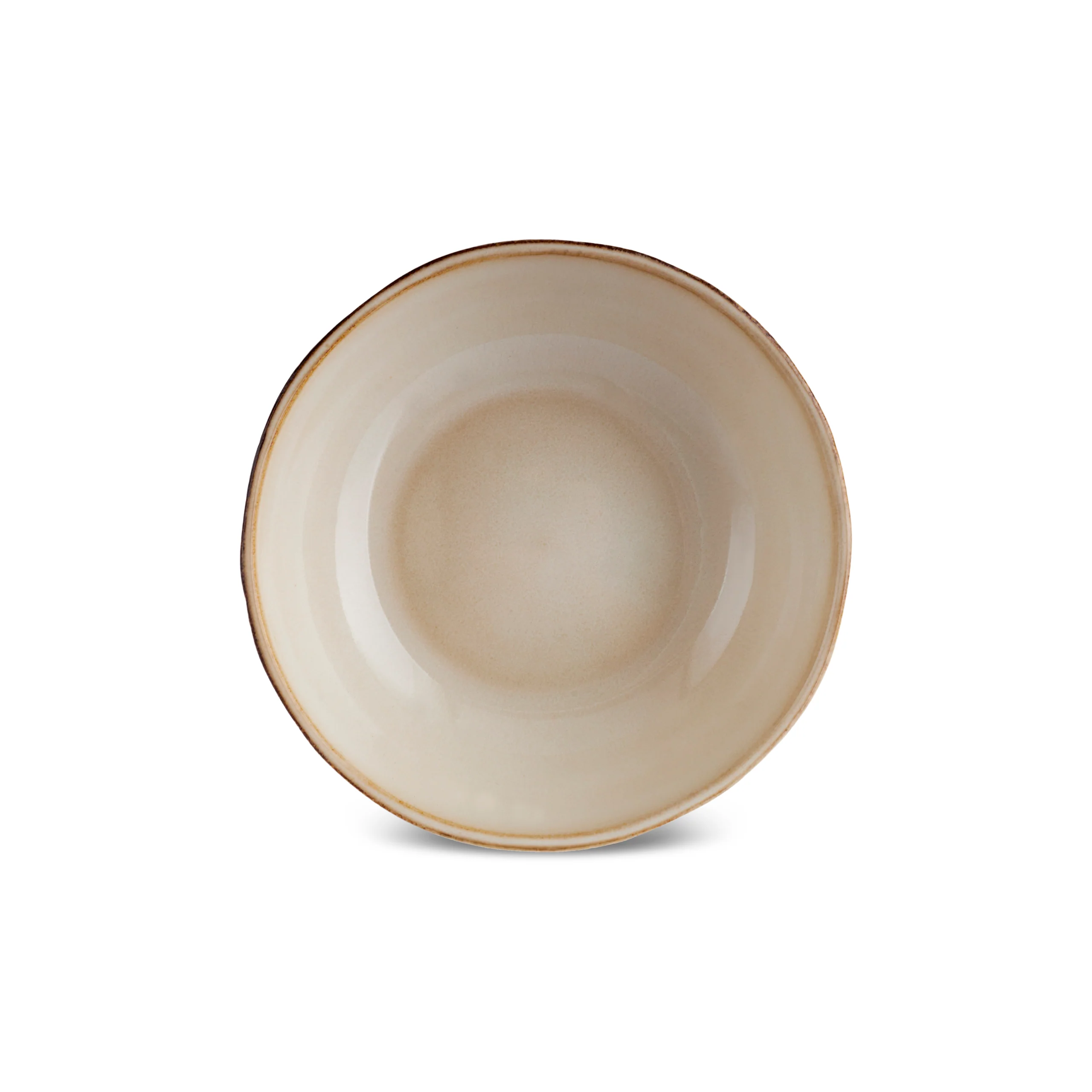 Karaca Aria Reactive Glaze Snack Bowl, 12cm, Beige - Image 2