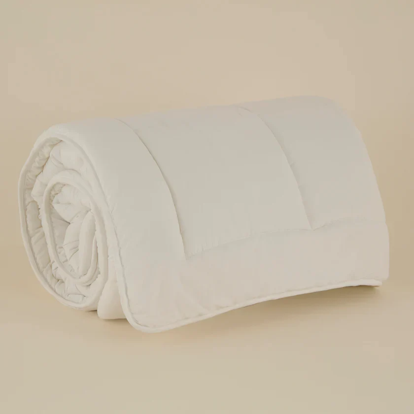 Karaca Home Basic Microfiber Duvet and Pillow Set, Offwhite - Image 2