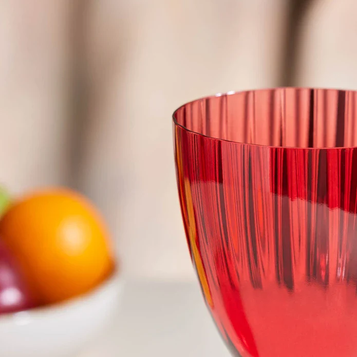 Karaca Dolce Wine Glass, 400ml, Red - Image 4