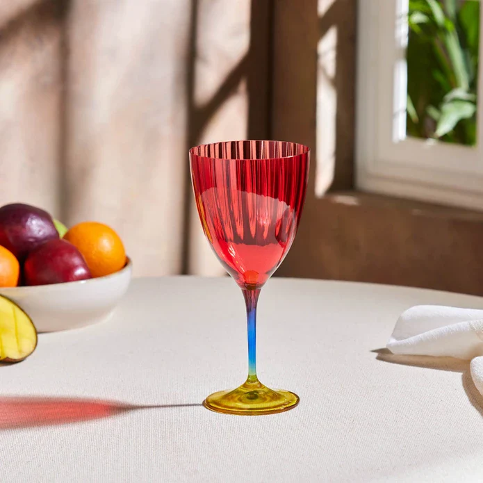 Karaca Dolce Wine Glass, 400ml, Red - Image 5