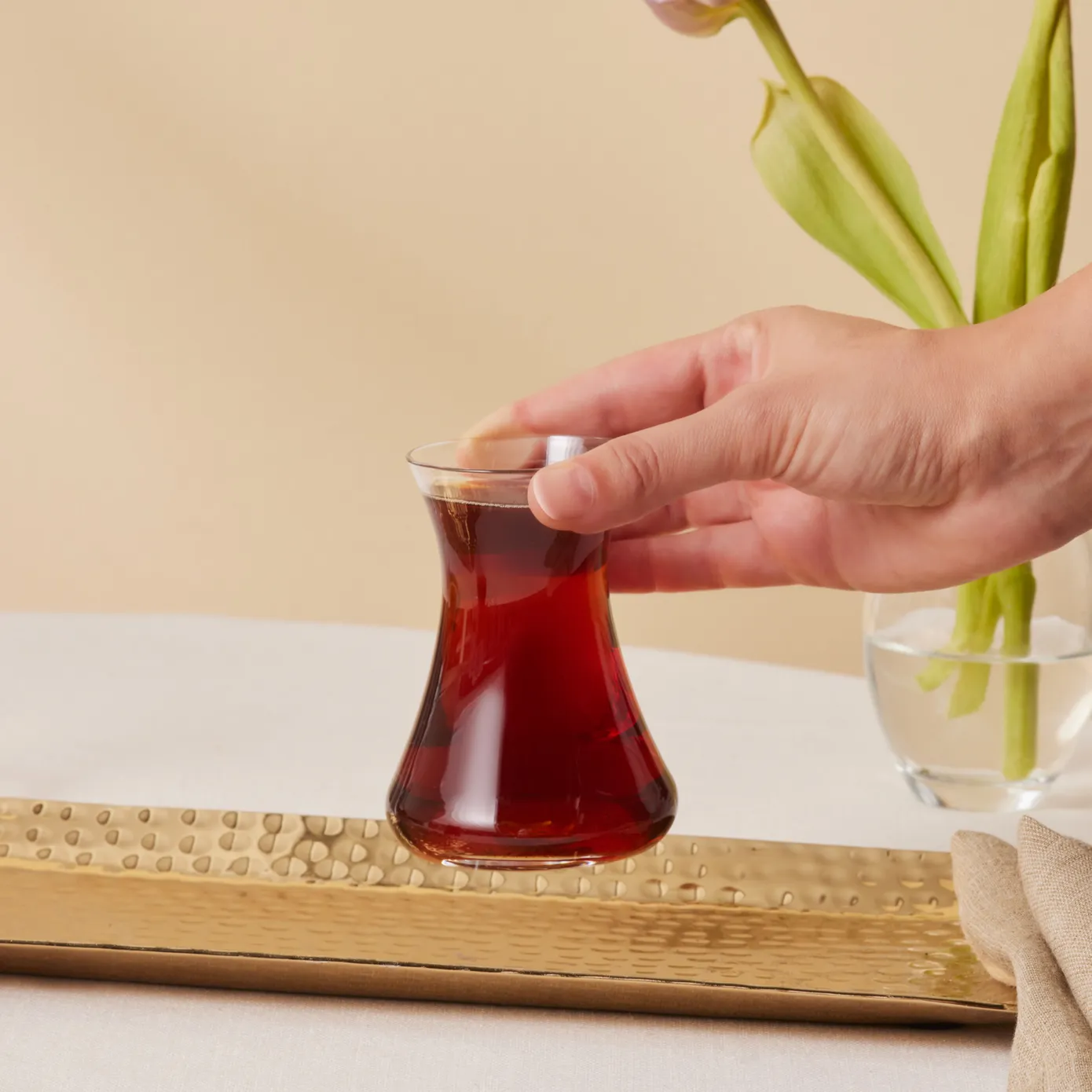 Karaca Beykoz 6-Piece Tea Glass Set for 6 People, 90ml - Image 4