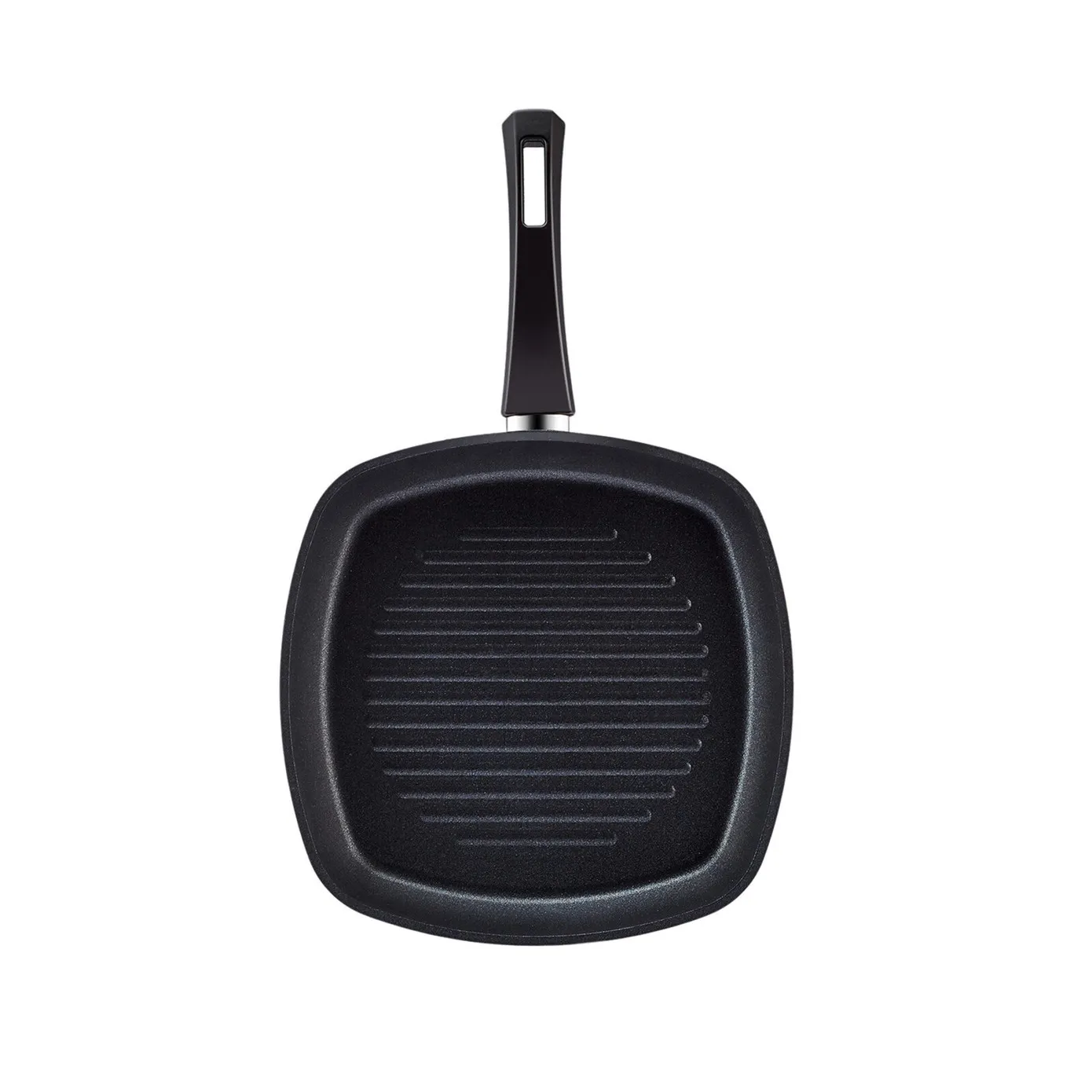 Karaca BioDiamond Powerful Antibacterial Handle Griddle Pan, 28cm, Black - Image 5