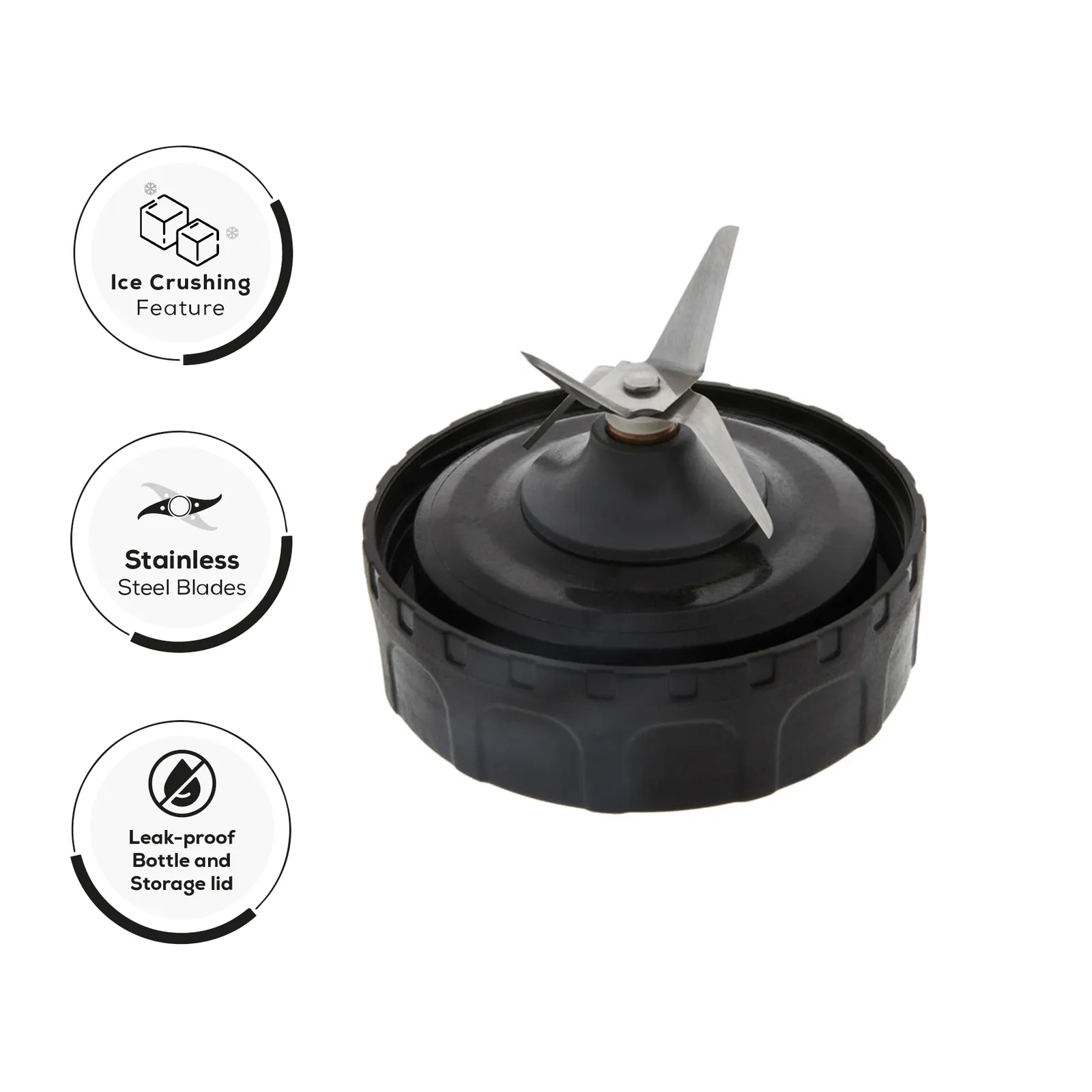 Karaca Blendfit Go Personal Smoothie Blender, 2x 600ml Bottle, 550W, Anthracite - Image 5