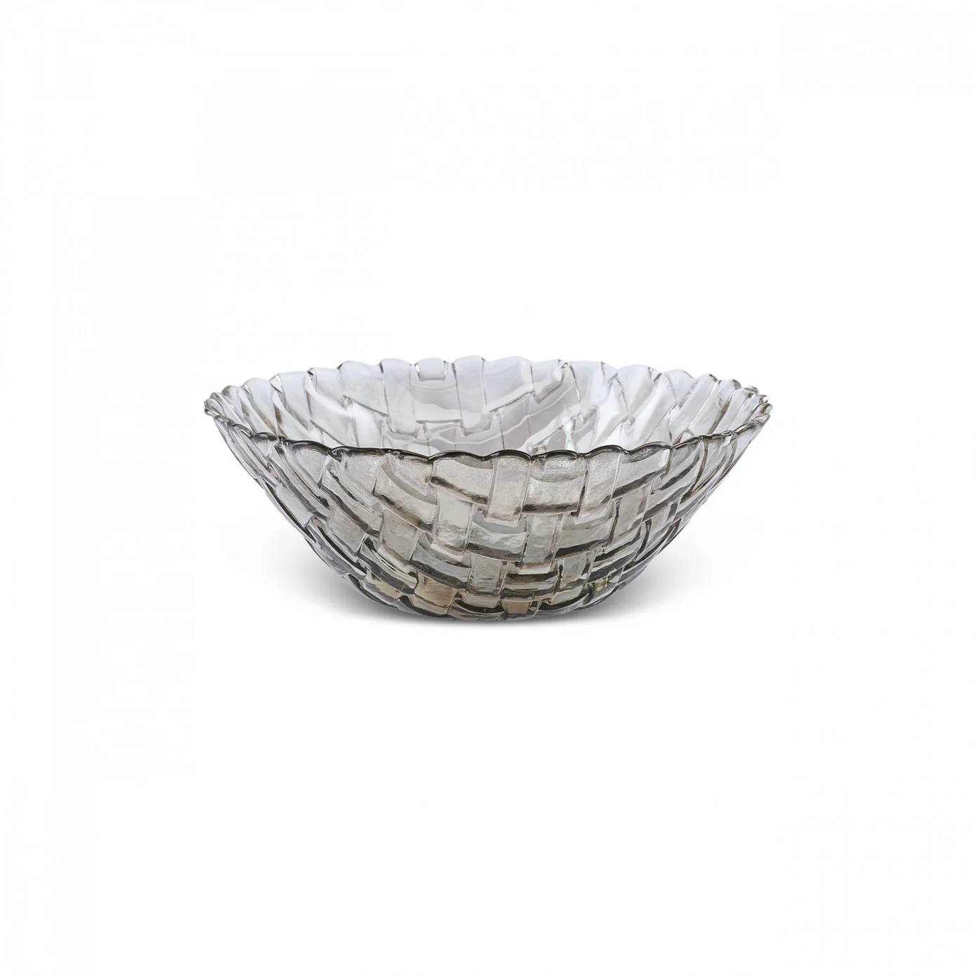 Karaca Braid Lustrous Glass Bowl, 16cm, Luster - Image 4