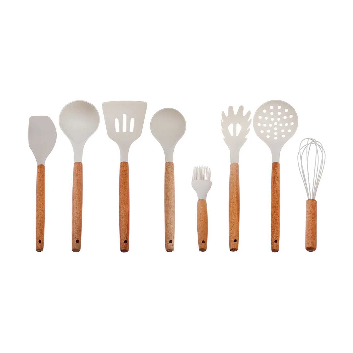 Karaca Burby 14 Piece Knife Block Set, Cream - Image 6