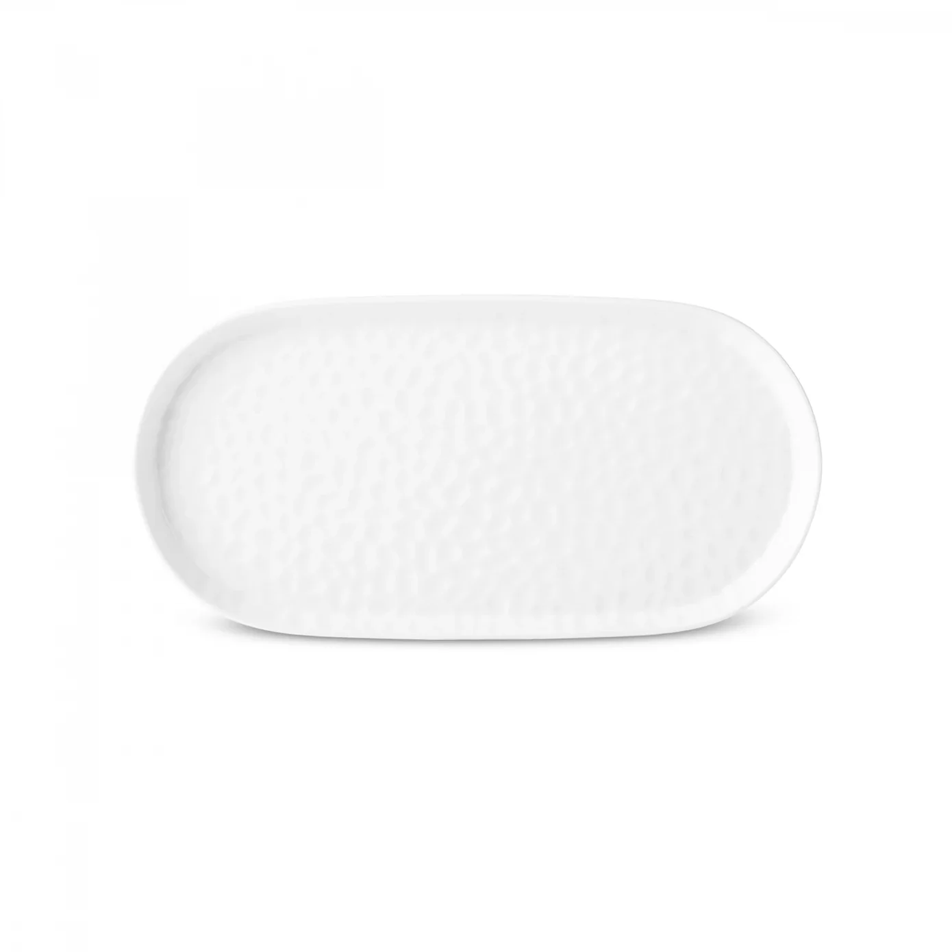 Karaca x by Refika Bembeyaz Bone China Oval Serving Platter, 34cm, White - Image 4
