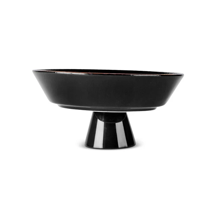 Karaca Calvin Black Footed Bowl, 24cm, Black - Image 2