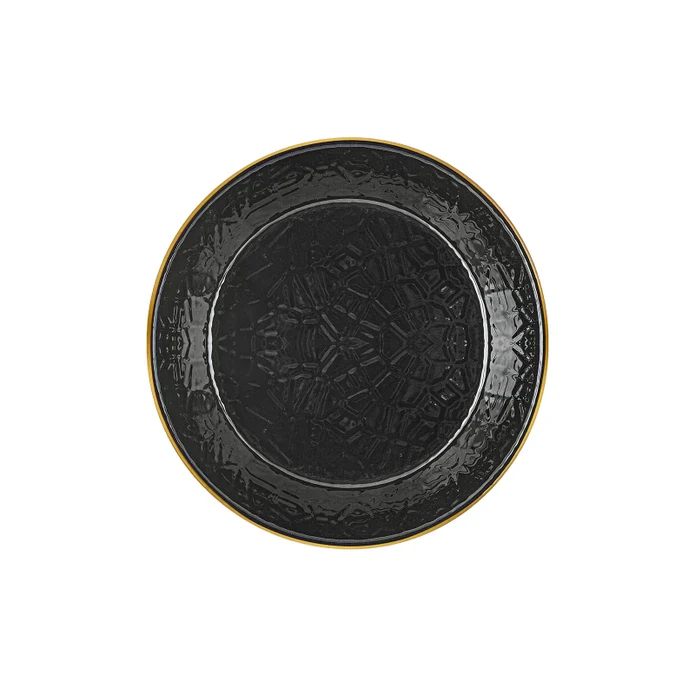 Karaca Calvin Black Footed Bowl, 24cm, Black - Image 3