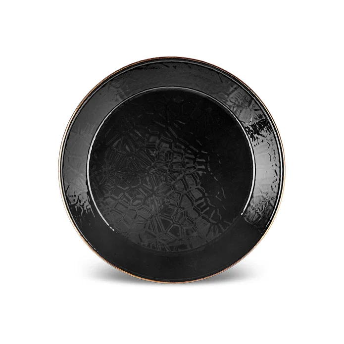 Karaca Calvin Black Footed Bowl, 24cm, Black - Image 4