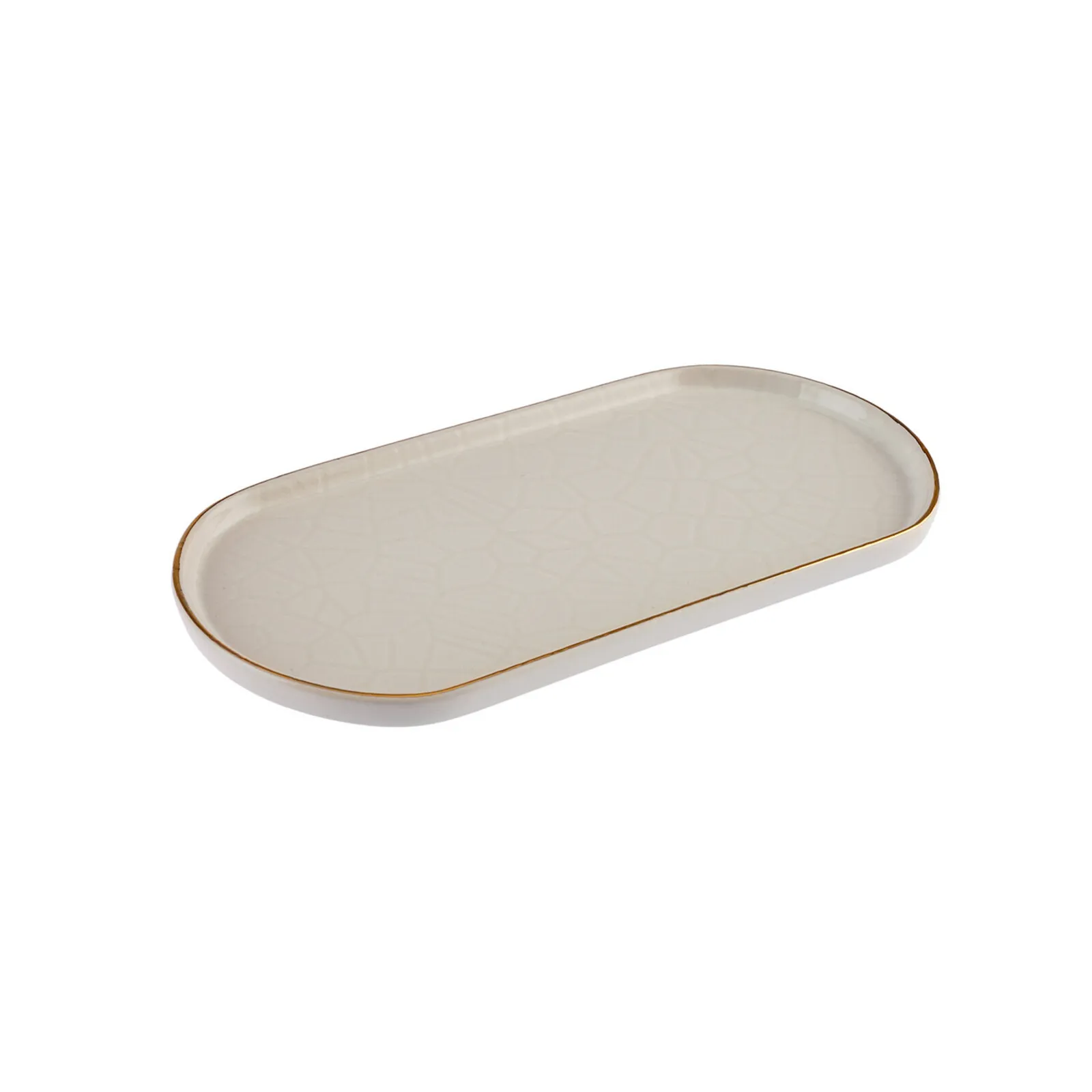 Karaca Calvin Ceramic Serving Platter, 22cm, Multi - Image 2