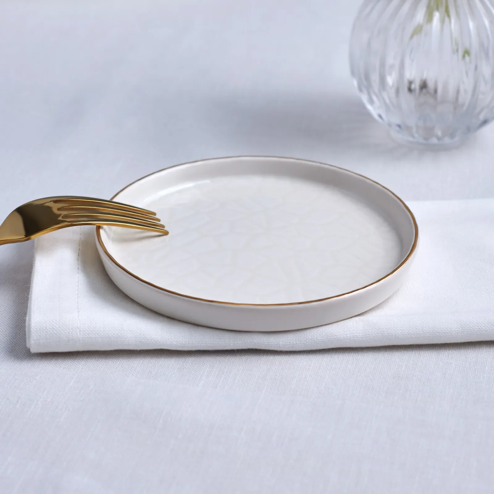 Karaca Calvin Ceramic Side Plate, 13cm, Multi - Image 3
