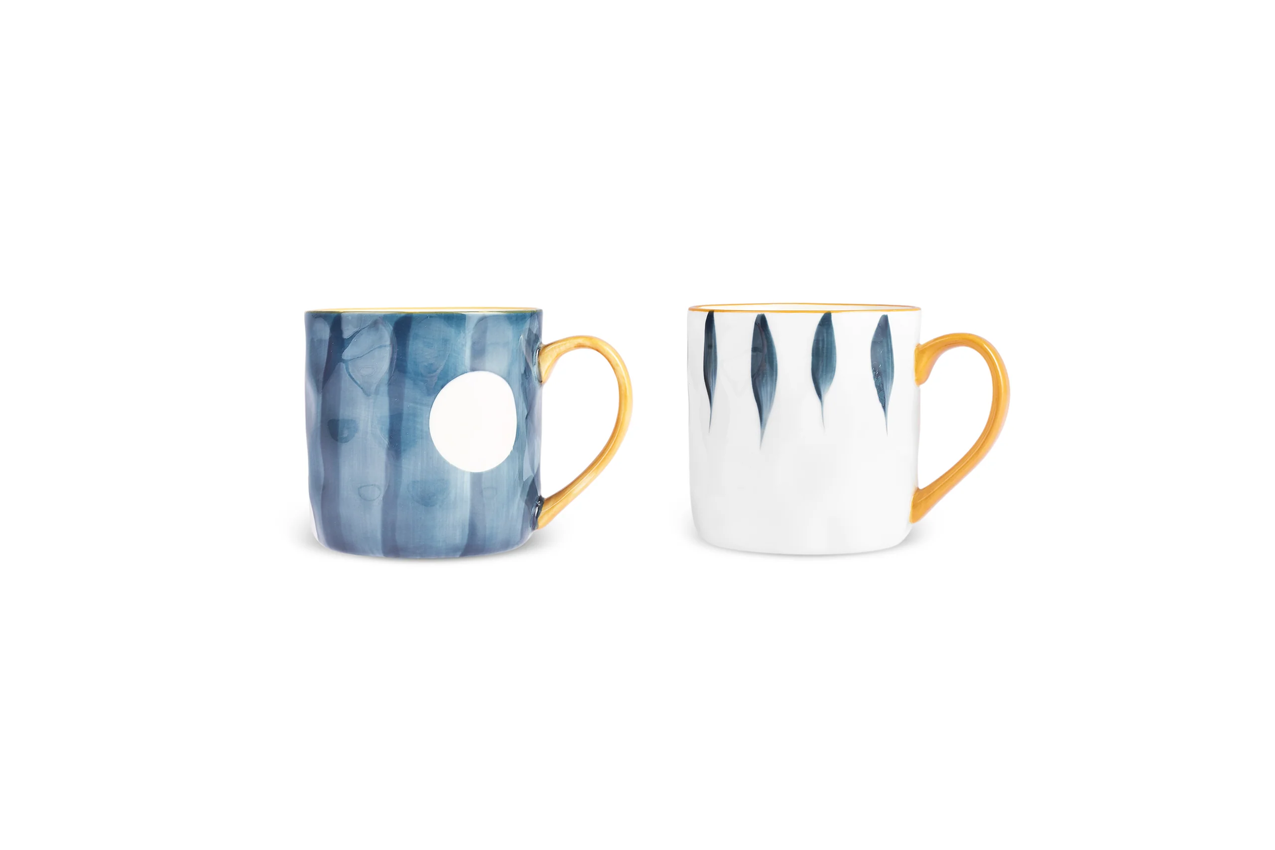 Karaca Canarie 2 Piece Stoneware Mug Set, 350ml, Multicolour - Image 4