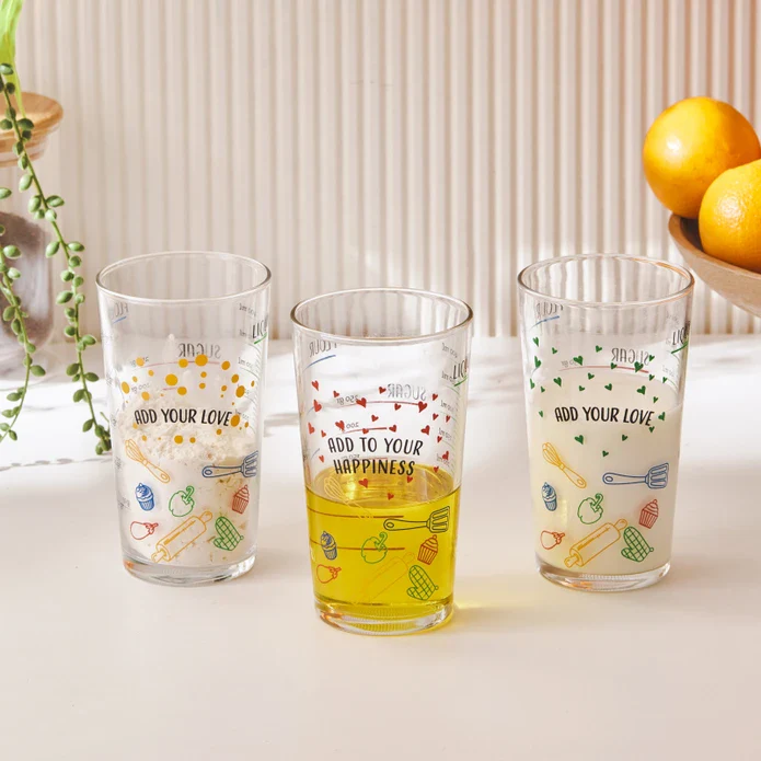 Karaca Carme Measuring Glass, 550ml, Red - Image 4