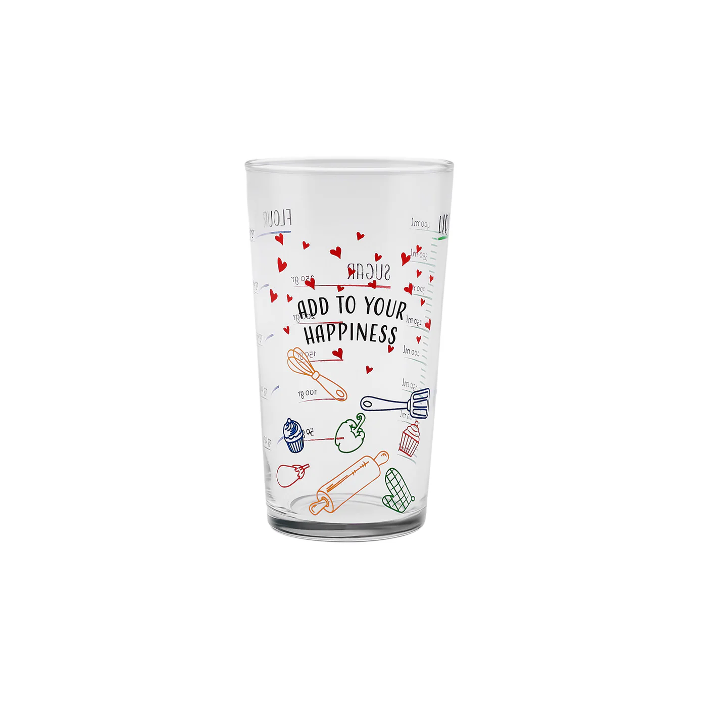 Karaca Carme Measuring Glass, 550ml, Red - Image 5