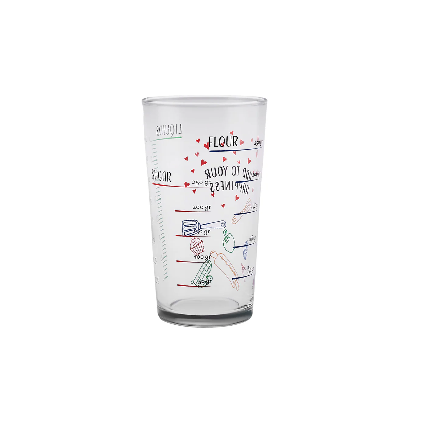Karaca Carme Measuring Glass, 550ml, Red - Image 6