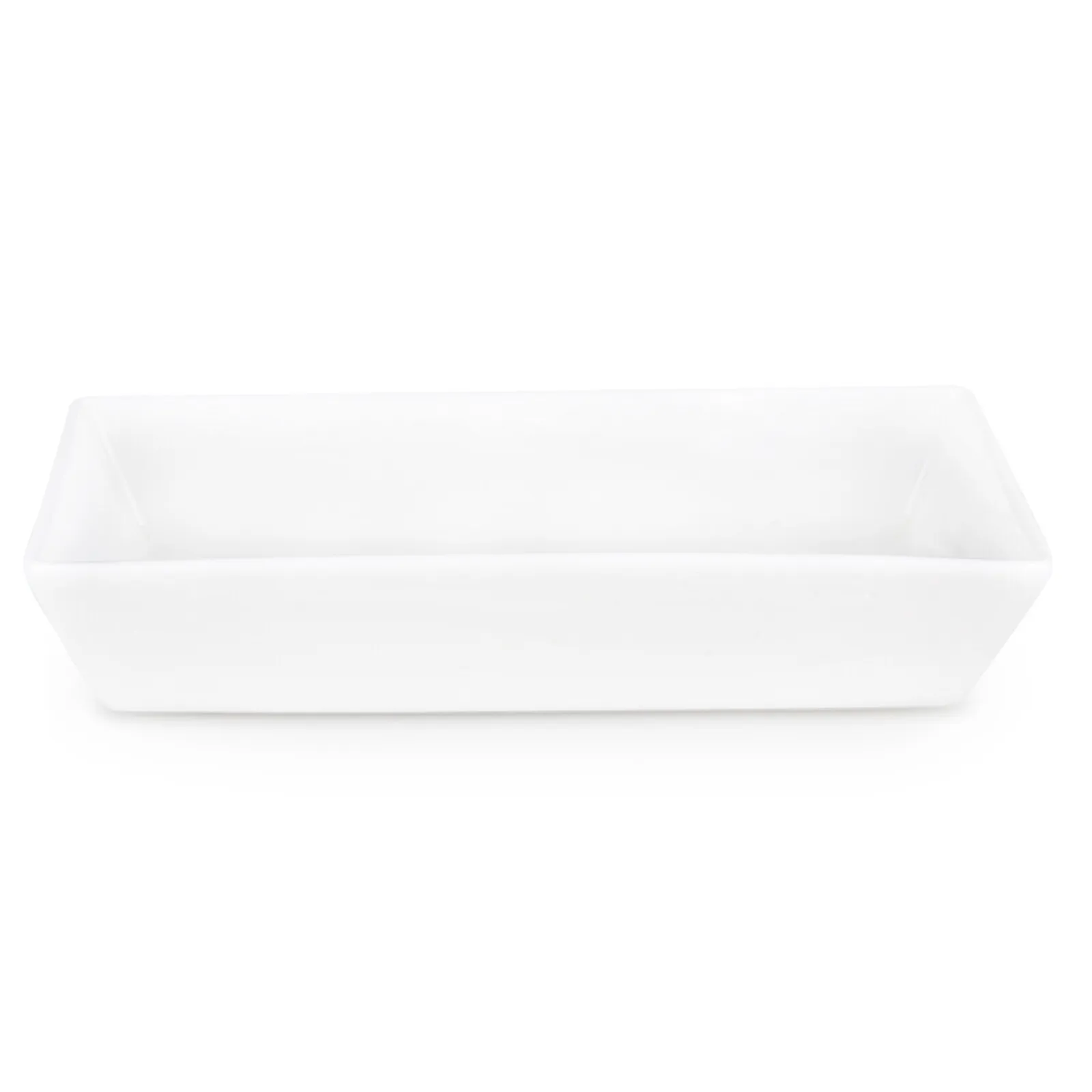 Karaca Carmen Trend Porcelain Serving Platter, 18cmx10cm, White
