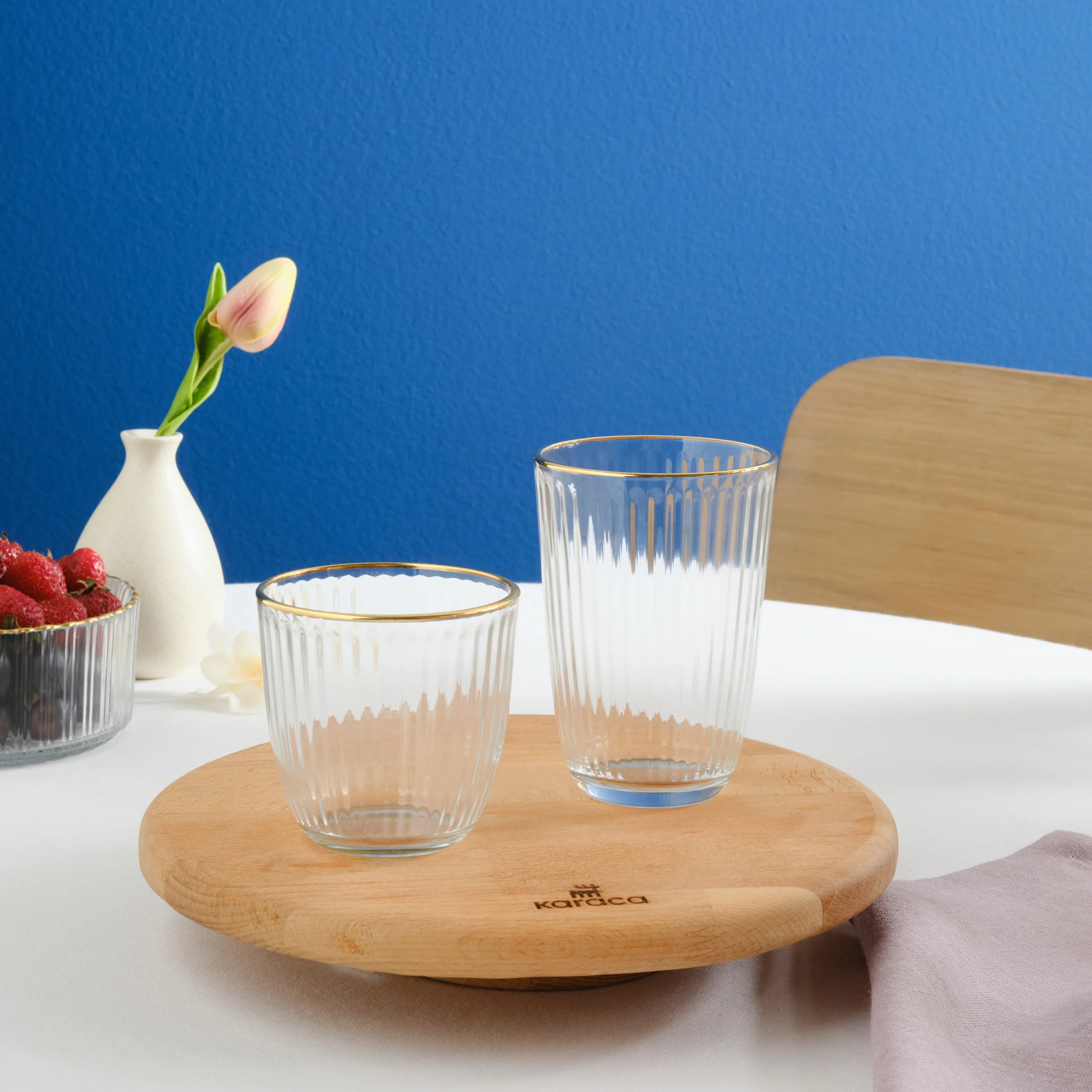 Karaca Charm 6 Piece Tumbler Glass Set, 295ml - Image 4