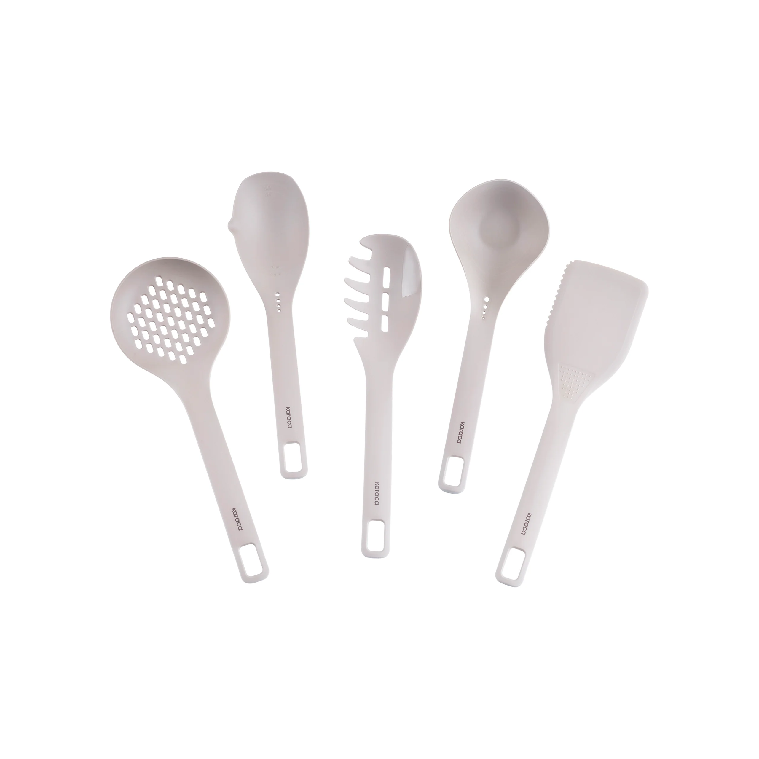 Karaca Chef's Art 5-Piece Serving Set, Beige