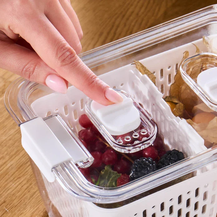 Karaca Citrus Vegetable / Fruit Storage Container, L, White - Image 8