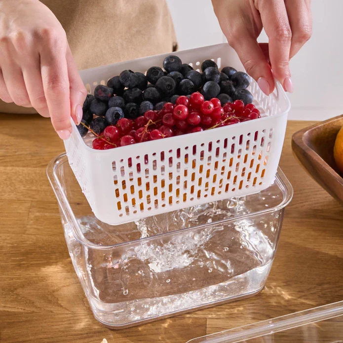 Karaca Citrus Vegetable / Fruit Storage Container, L, White - Image 9