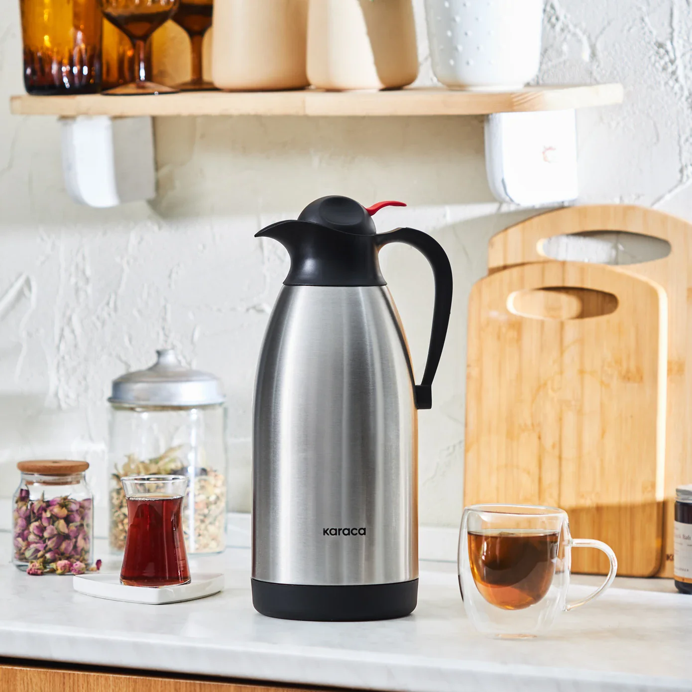Karaca Clark Tea Thermal Flask, 2,5L, Inox