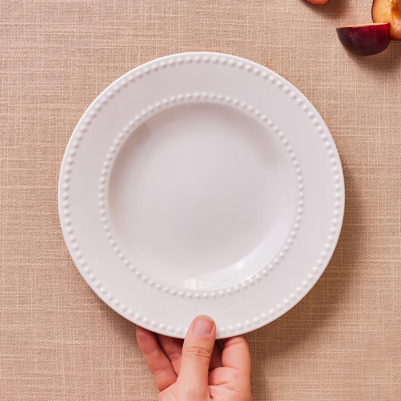 Karaca Cody New Generation Bone Pasta Bowl, 23cm, White - Image 2