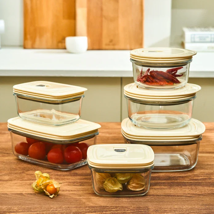 Karaca Cream Vacuum Storage Container, 0.4L - Image 4