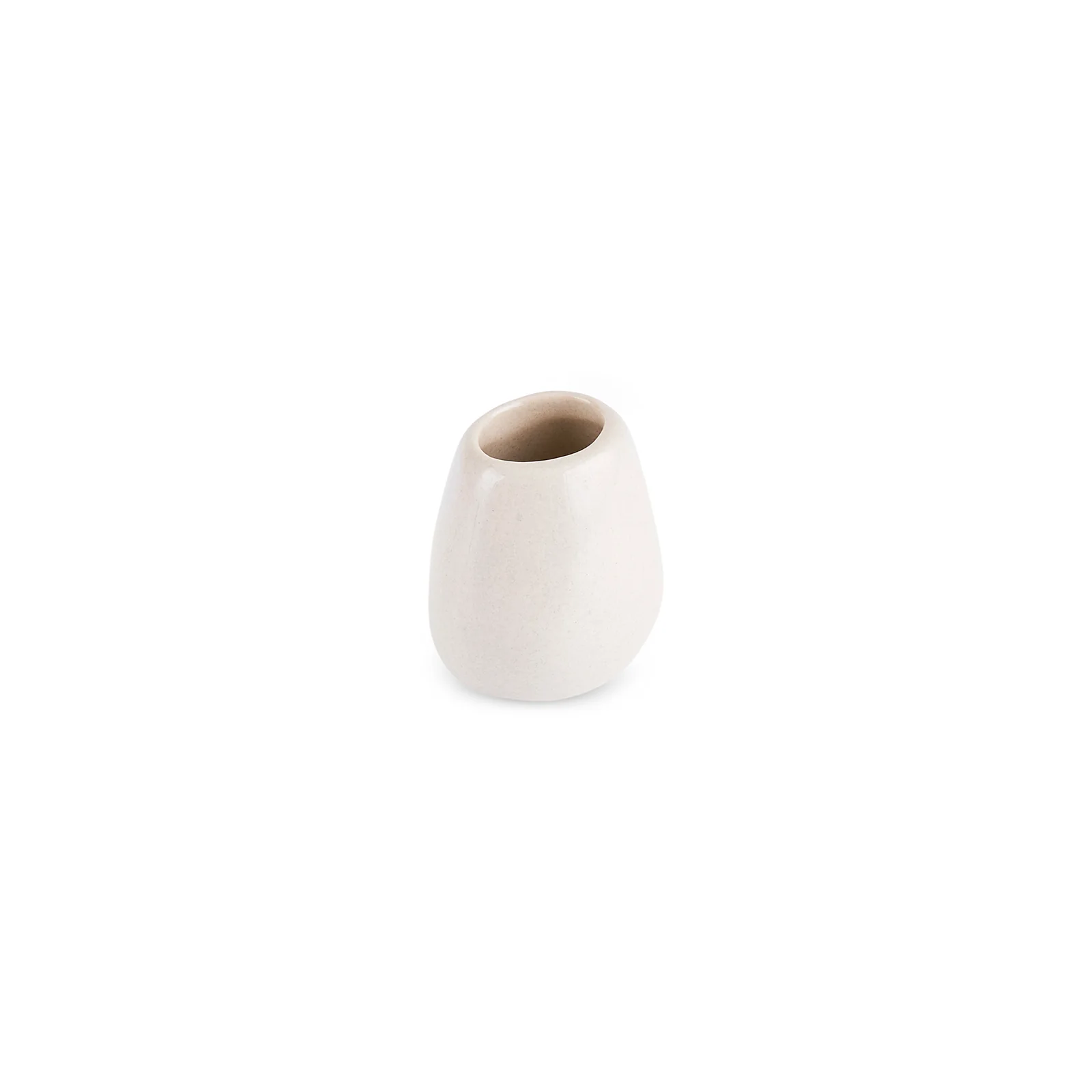 Karaca Earth Collection New Cupid Reactive Glaze Toothpick Holder, 5cm, Beige White - Image 3